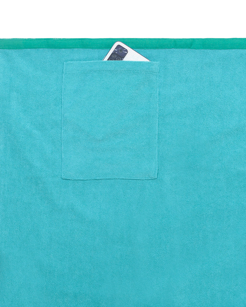 Ble Resort Collection Asciugamano Verde Double Face