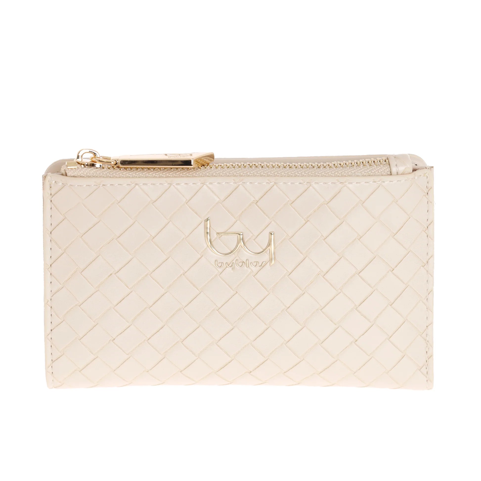 Portafoglio Donna By Byblos Bliss Intrecciato Compatto con Zip