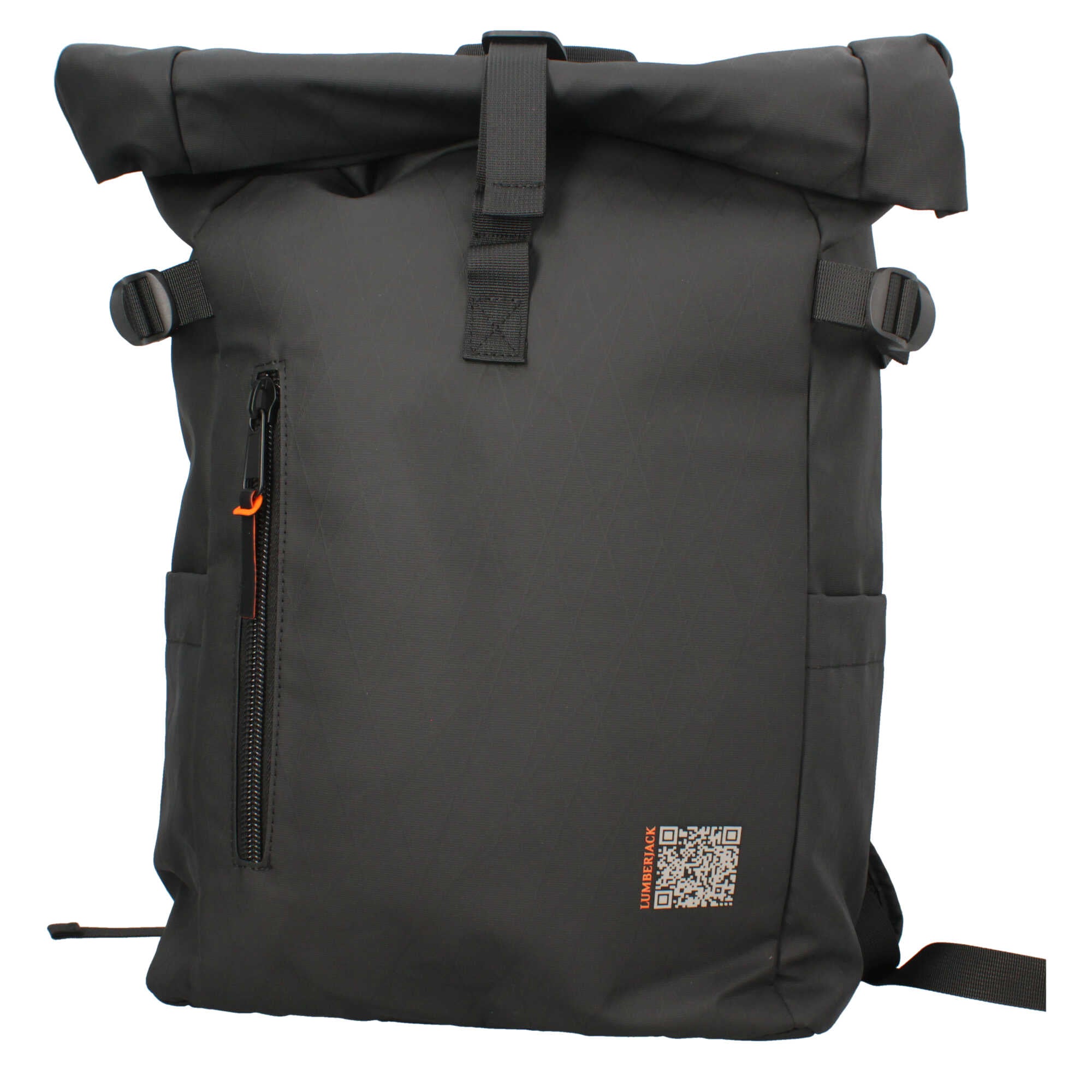 Zaino Uomo Lumberjack Roll Top con Chiusura a Gancio