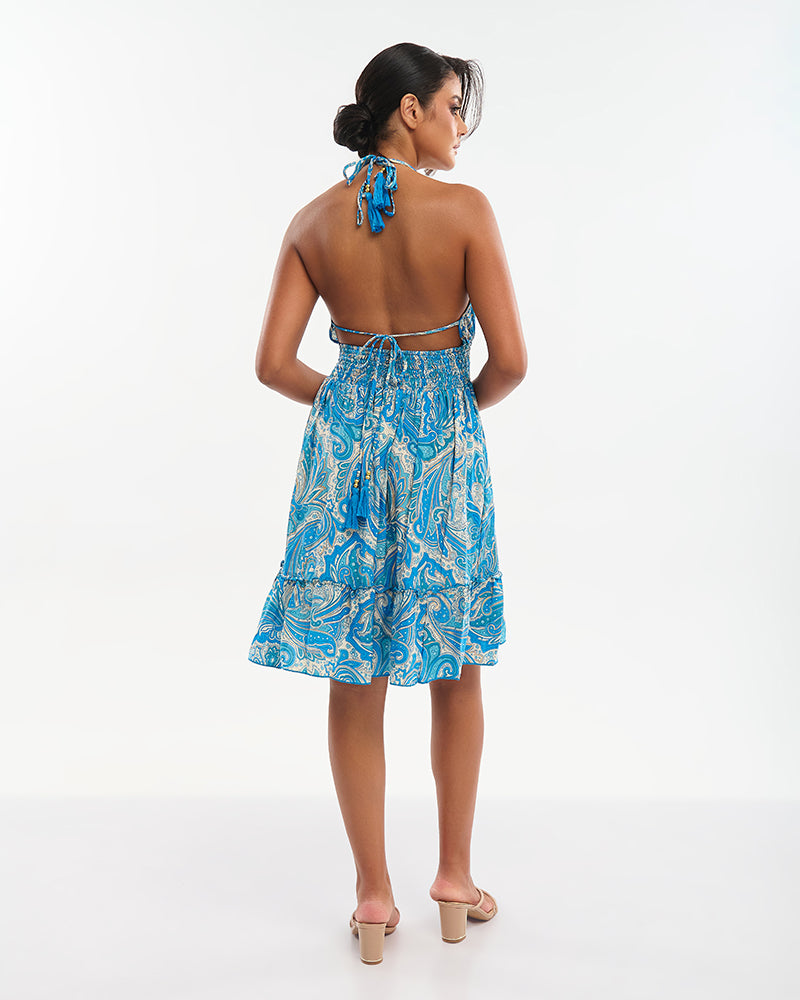 Ble Resort Collection Abito Corto con Disegni