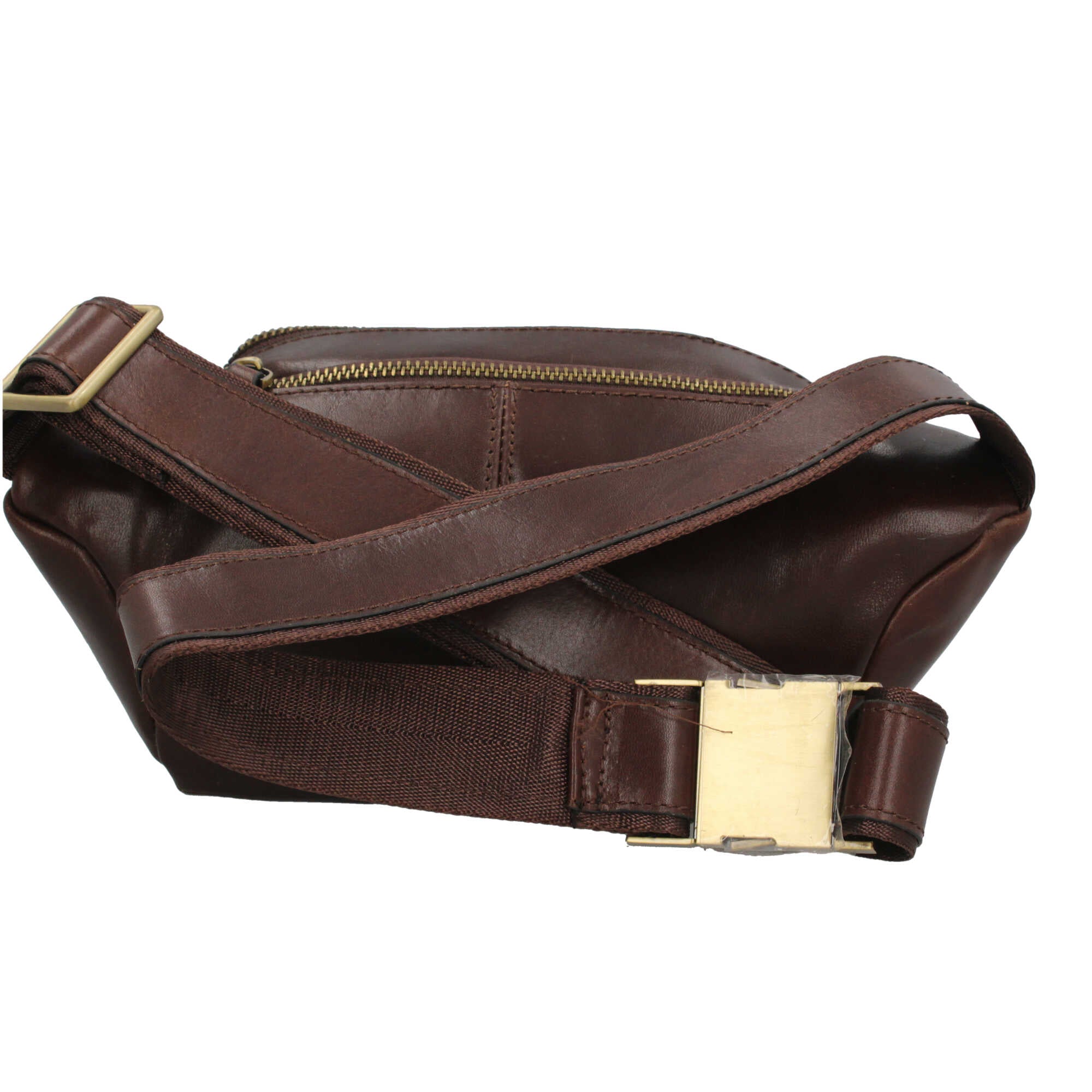 Marsupio in vera pelle artigianale Made in Italy Marrone TU | Giò Fashion