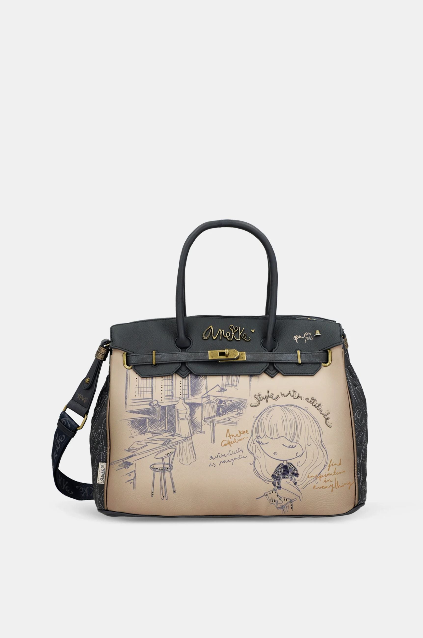Borsa a mano Anekke Contemporary grande con tracolla