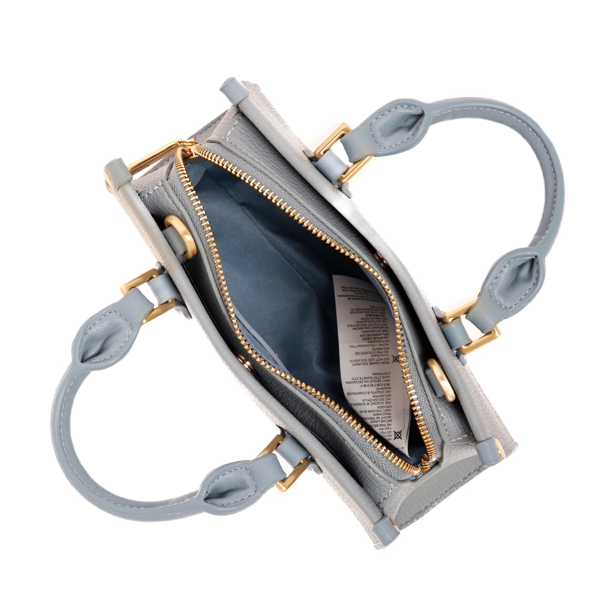 Borsa a mano Byblos donna compatta con tracolla regolabile e accessorio coordinato Blu TU | Giò Fashion