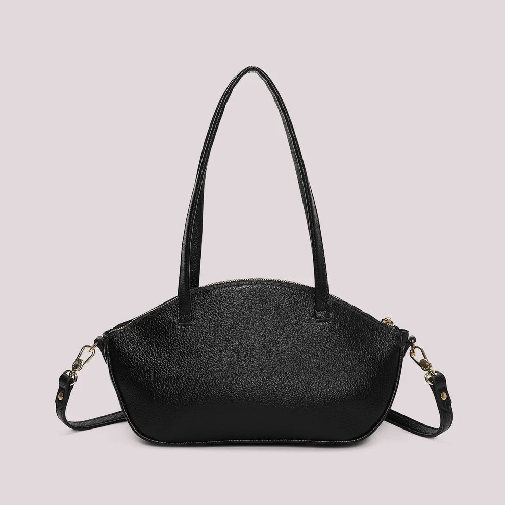 Borsa a Spalla Mimi Mua Nodo ai Manici Nero TU | Giò Fashion