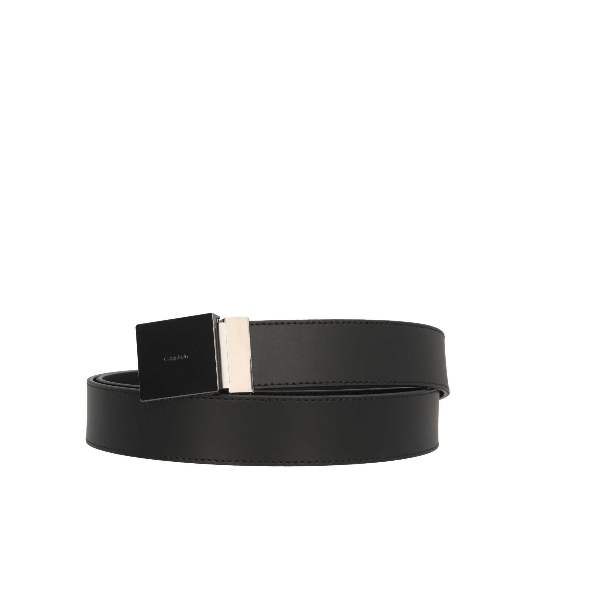 Cintura Elegante Calvin Klein in Pelle con Fibbia in Metallo