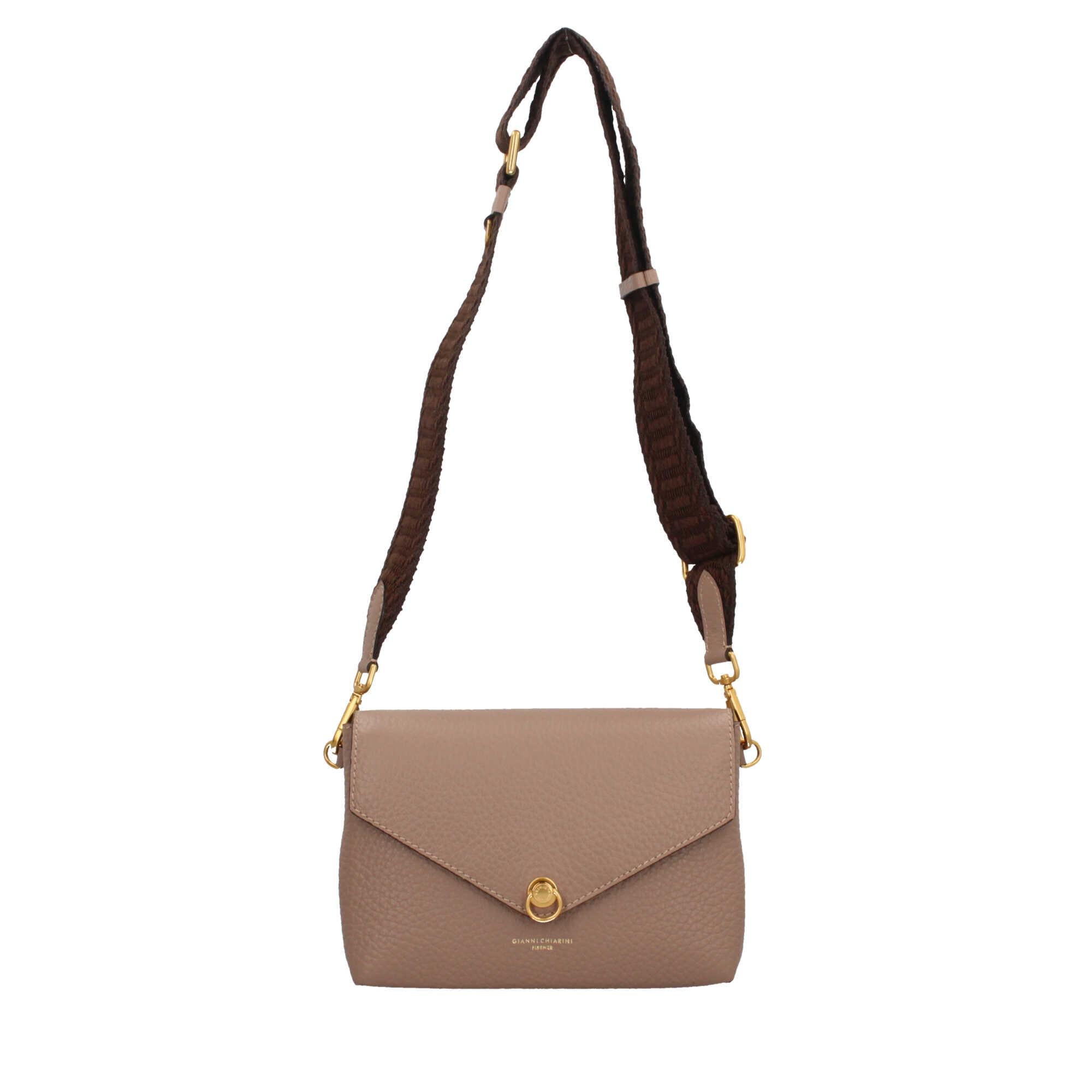 Gianni Chiarini Corallo Mini Bag Essenziale in Pelle Grana Maxi