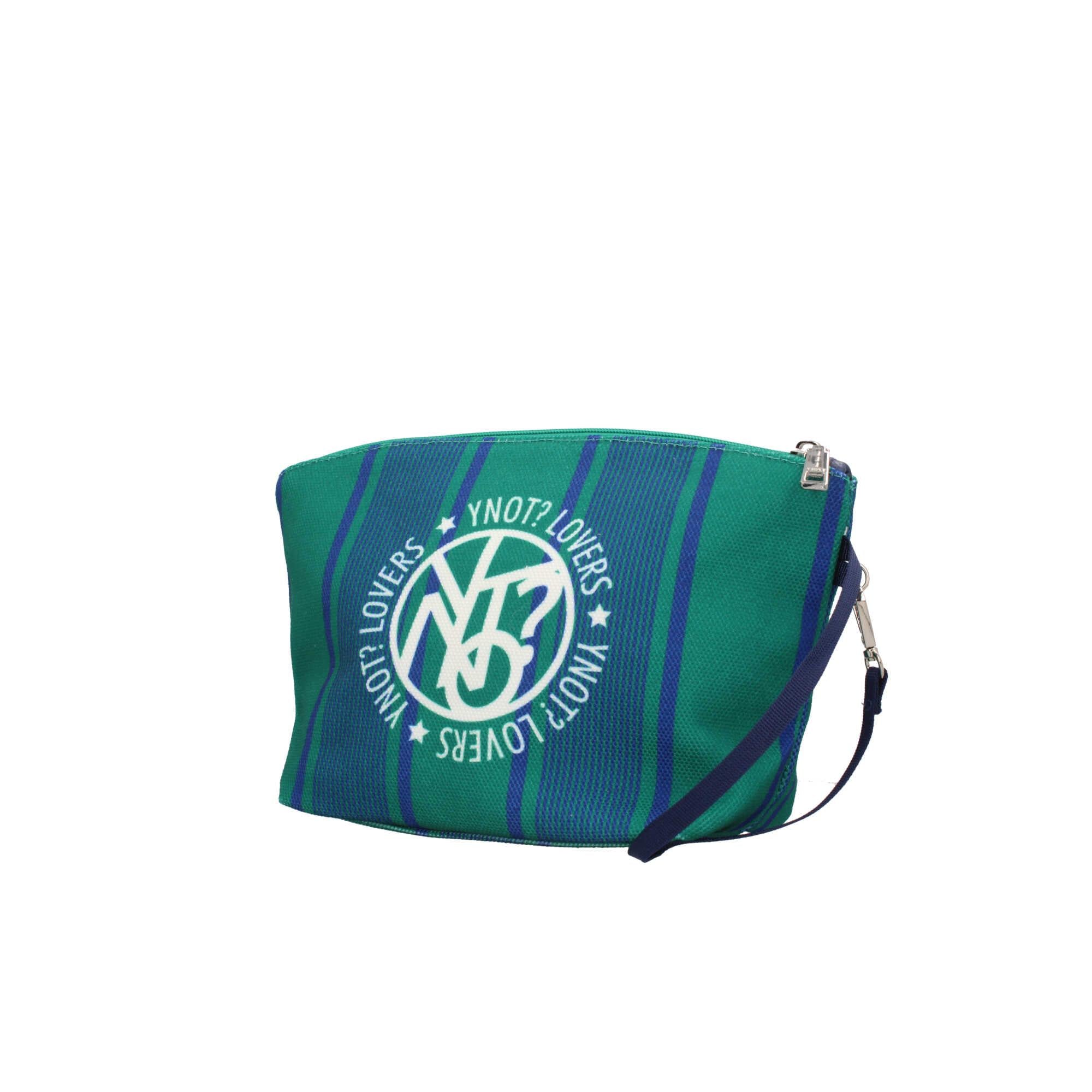 Y Not Pochette a Strisce con Dettaglio Logo