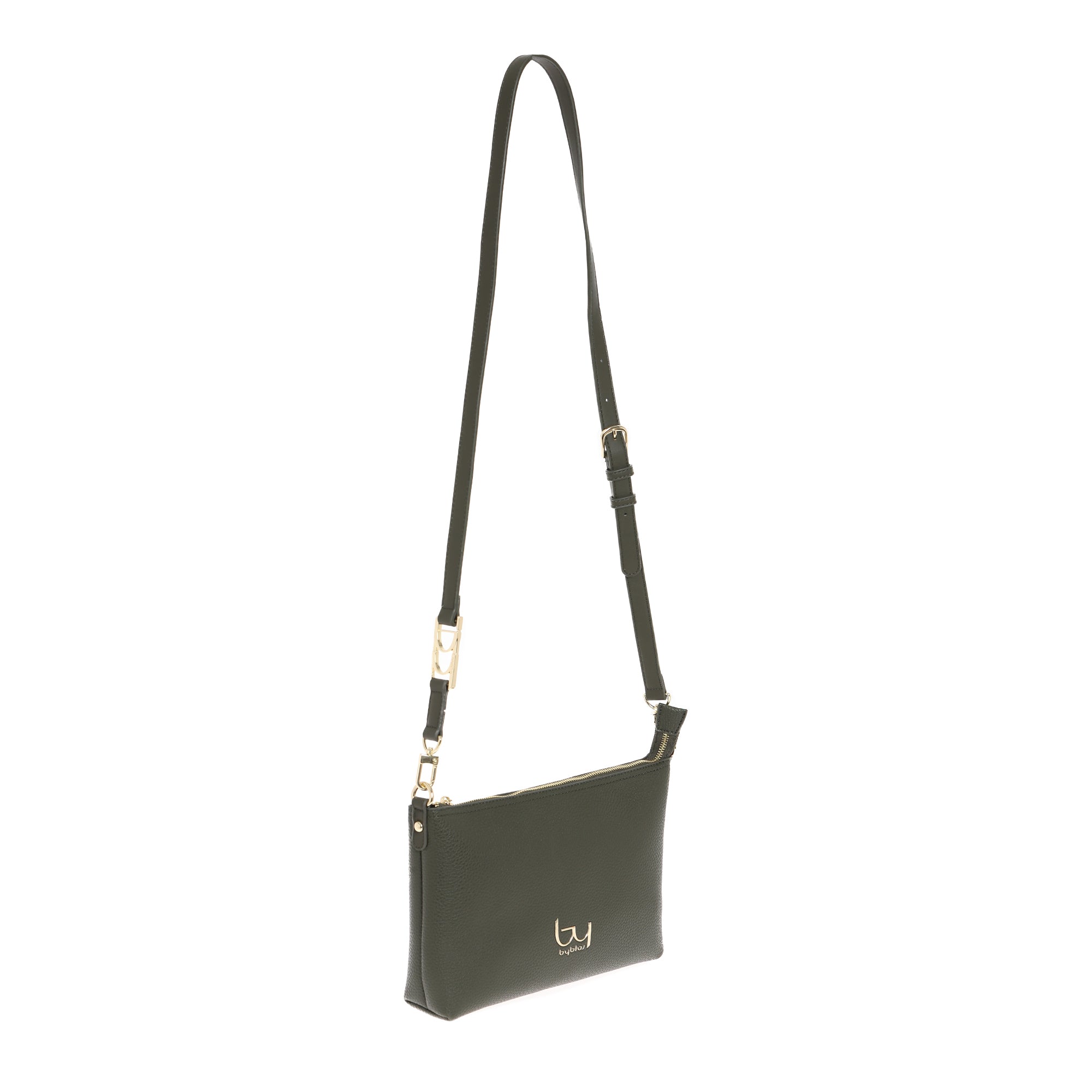 Borsa a tracolla con chiusura zip By Byblos VERDE TU | Giò Fashion