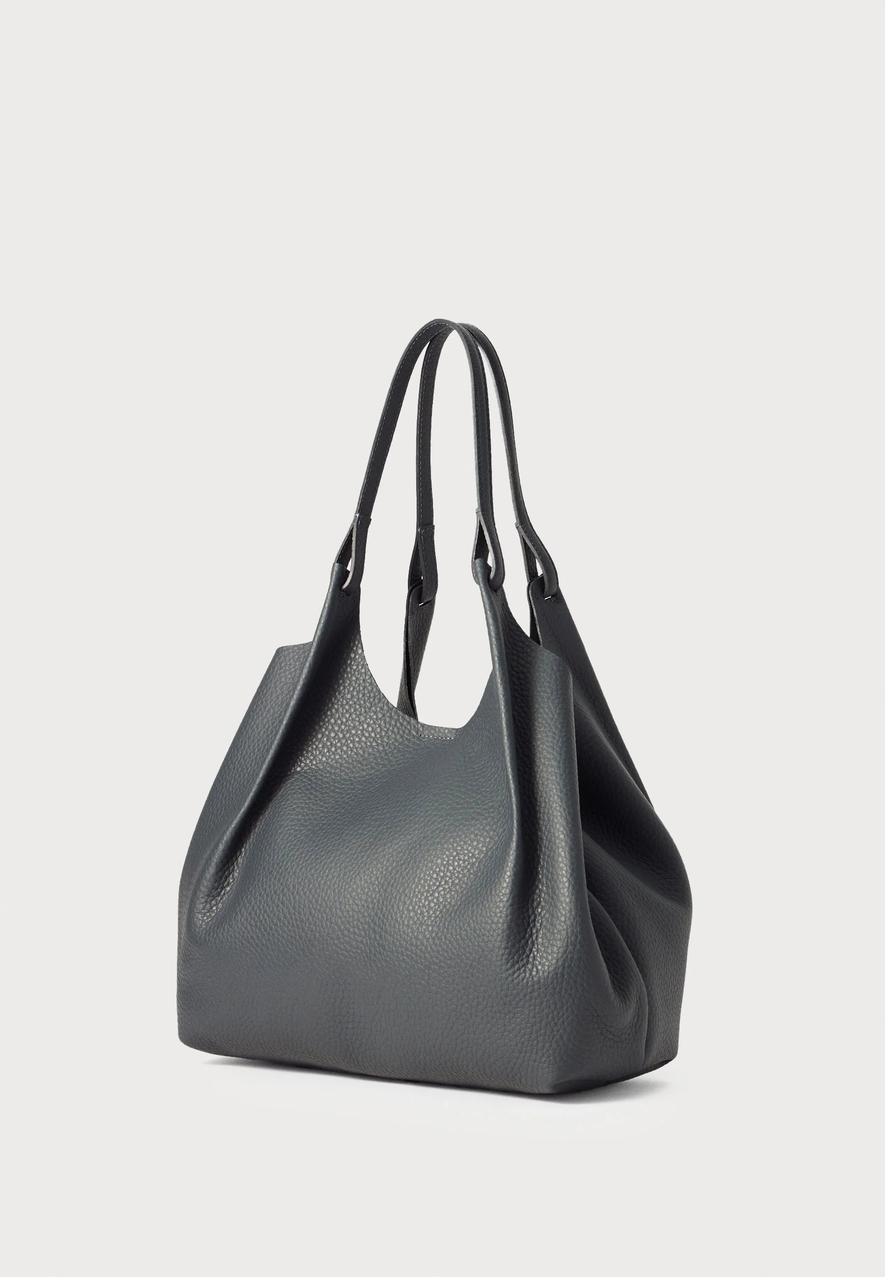 Borsa a spalla Gianni Chiarini in pelle con design morbido NERO TU | Giò Fashion