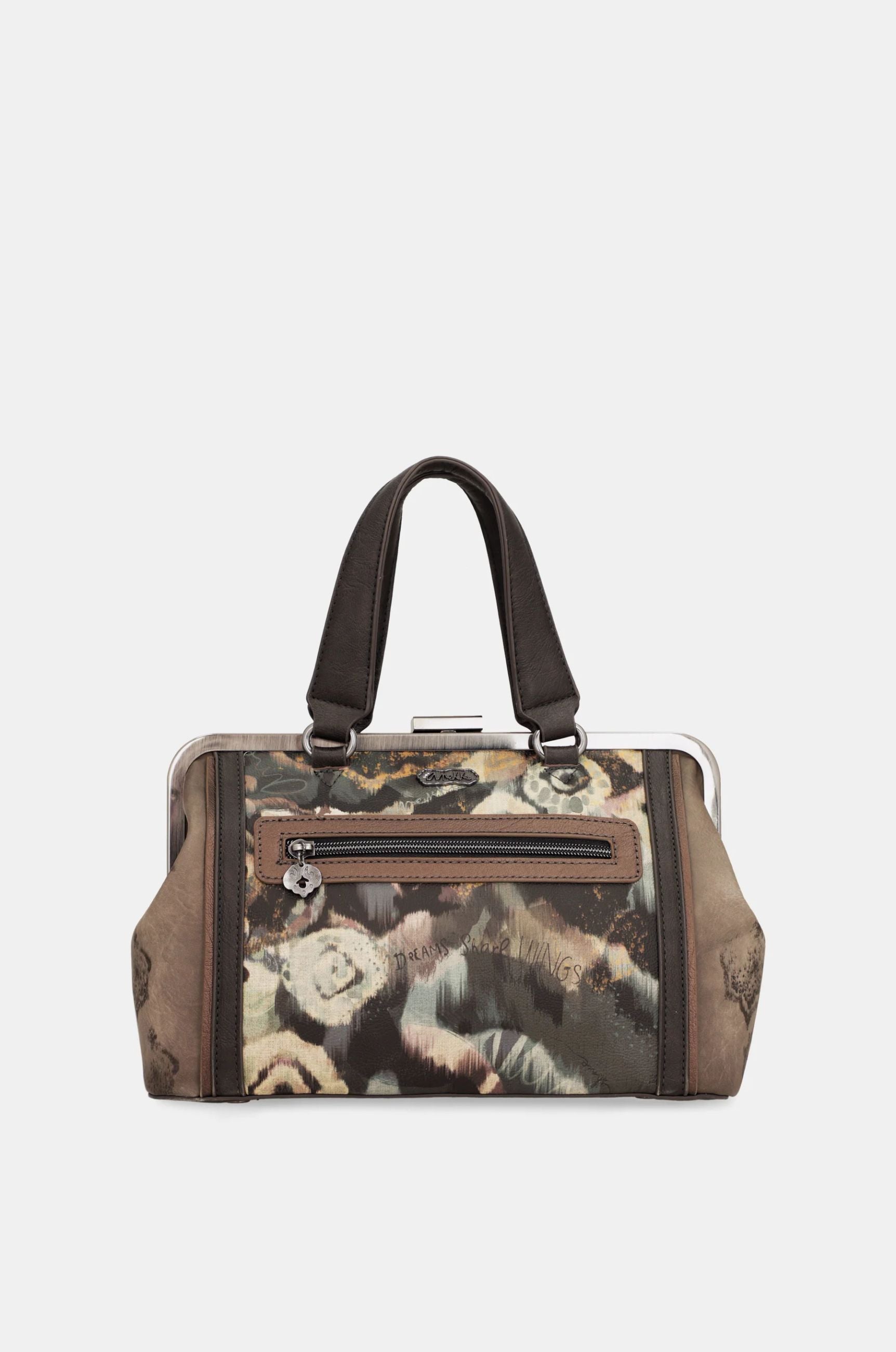 Borsa Anekke con doppio manico e tracolla The World of Dreams Marrone Taglia Unica | Giò Fashion