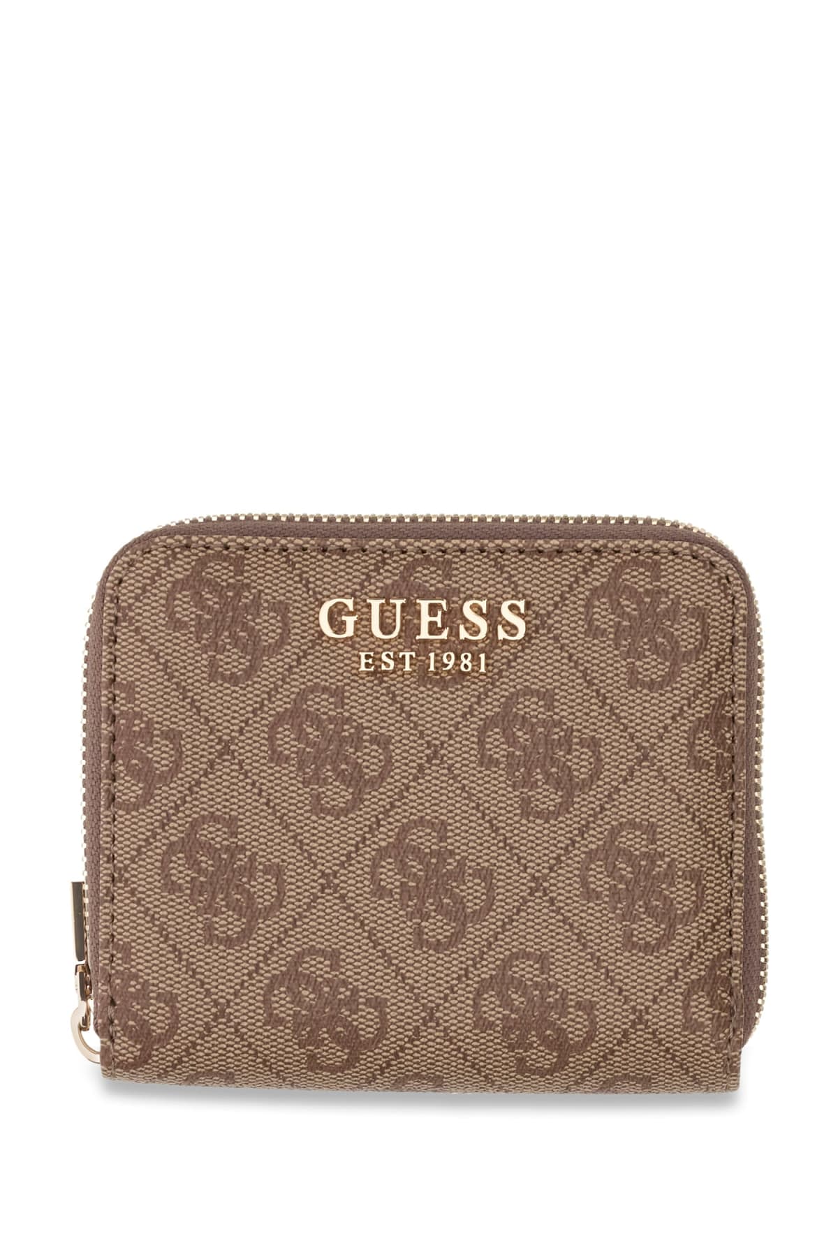 Guess Portafoglio Donna Compatto con Zip e Logo