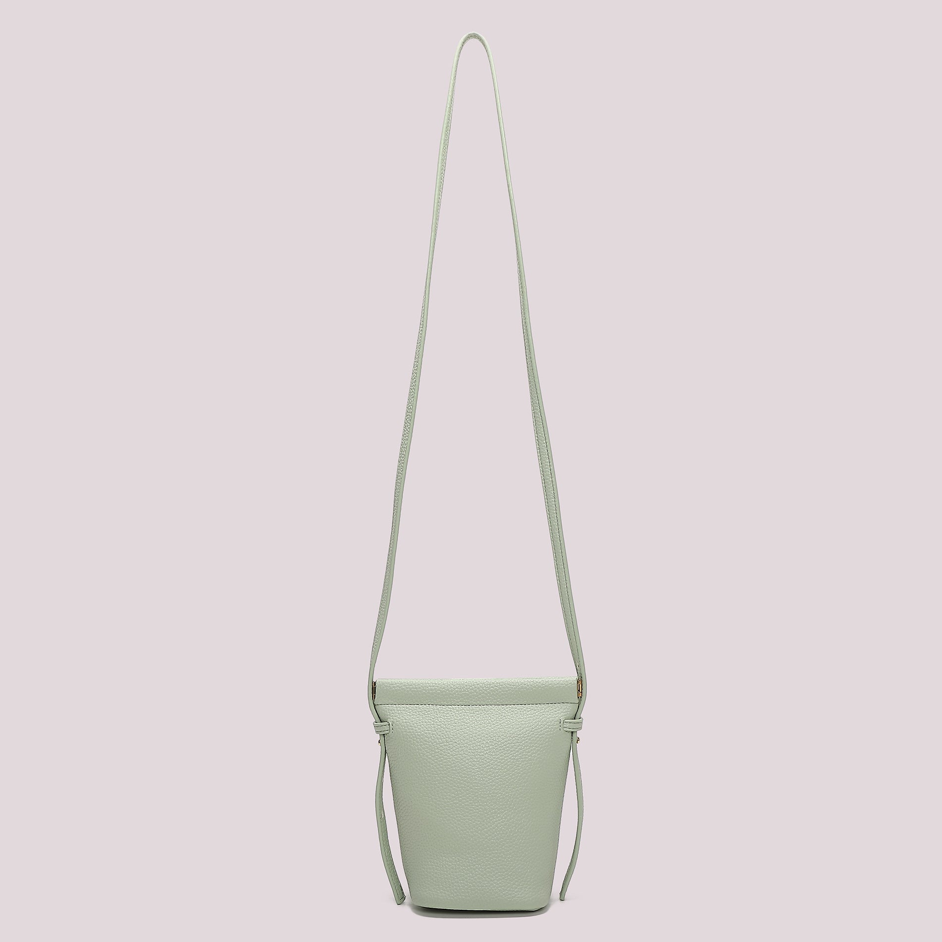 Borsa tracolla donna Mimi Mua compatta con design minimal elegante VERDE ACQUA TU | Giò Fashion
