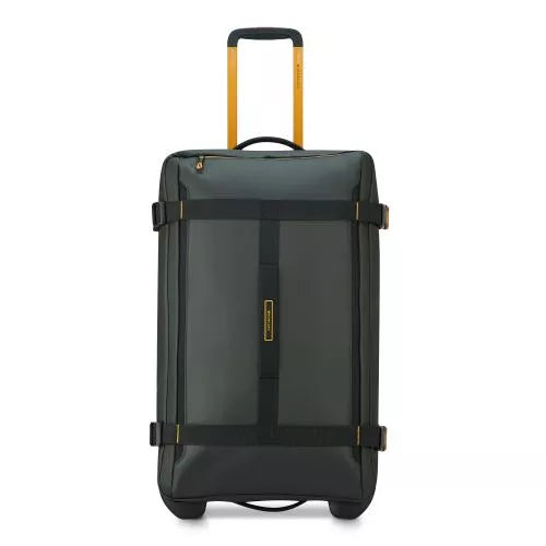 Trolley viaggio capiente con ruote e design resistente multifunzione VERDE M TU | Giò Fashion