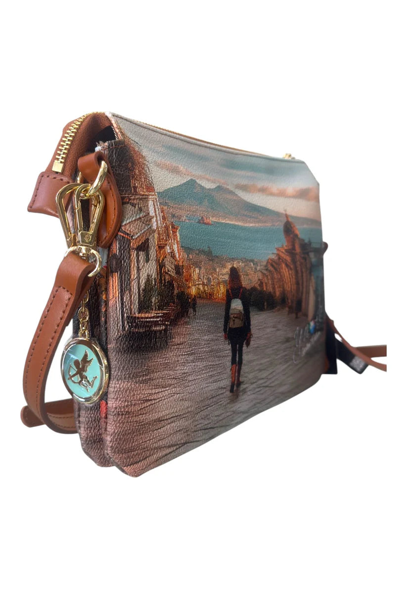 Ynot borsa a spalla con doppio scomparto