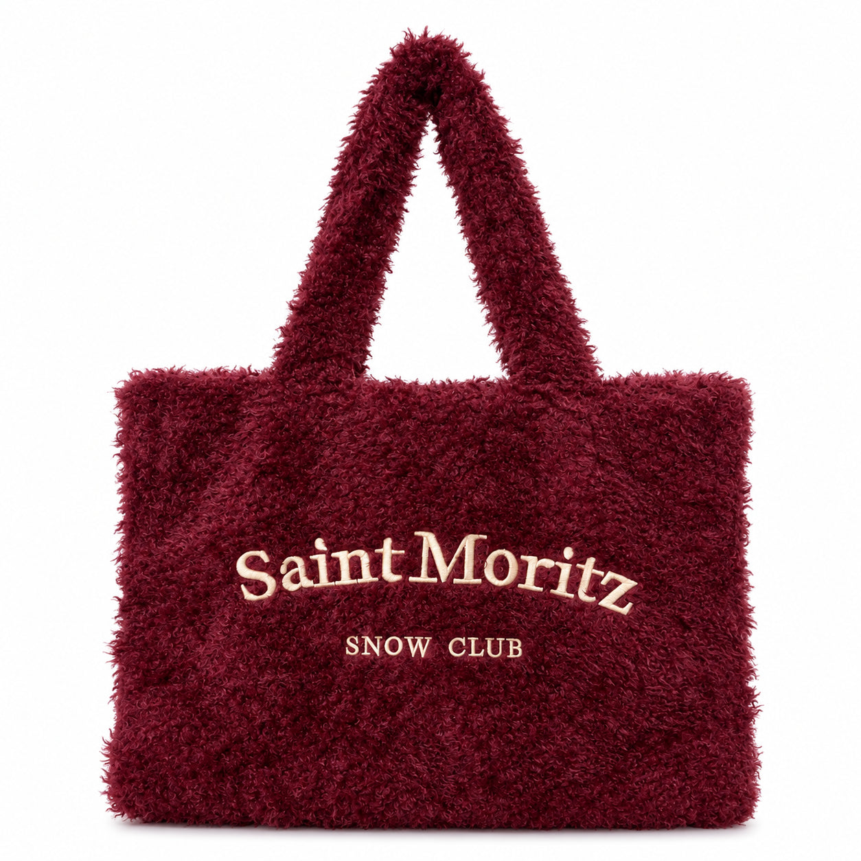 Borsa Shopping Kuvé Saint Moritz Snow Club Effetto Teddy
