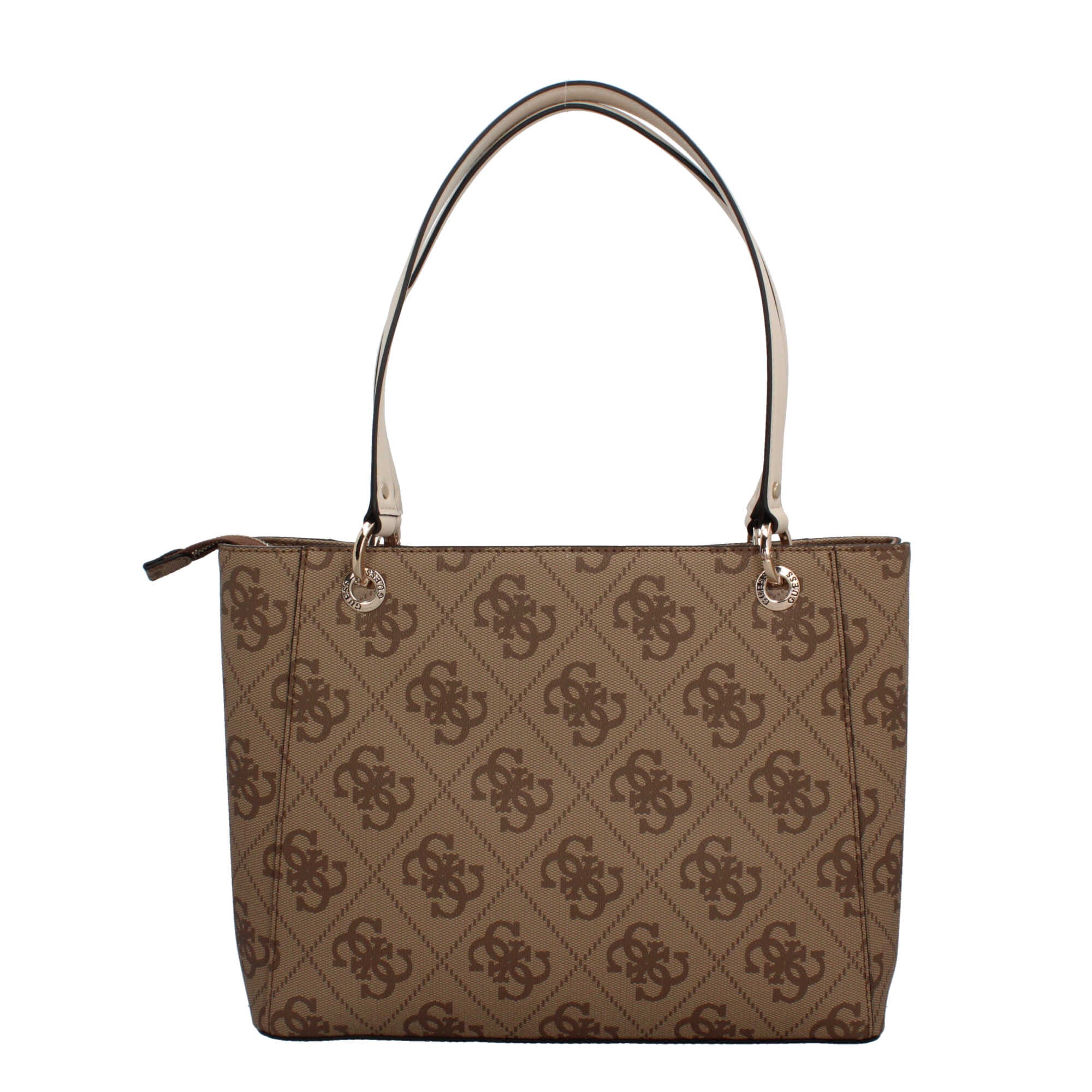 Guess Tote Noelle 4G logo shopper elegante da donna BEIGE LOGO TU | Giò Fashion