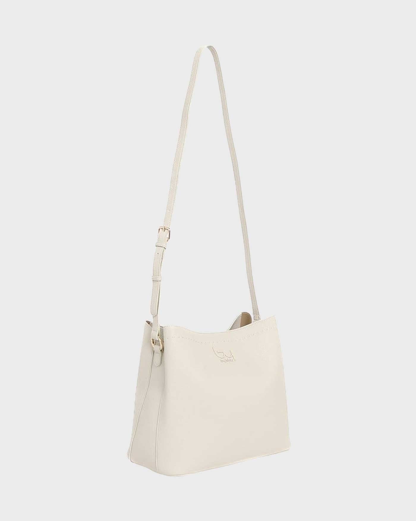 By Byblos borsa a spalla donna dal design essenziale e contemporaneo Beige TU | Giò Fashion