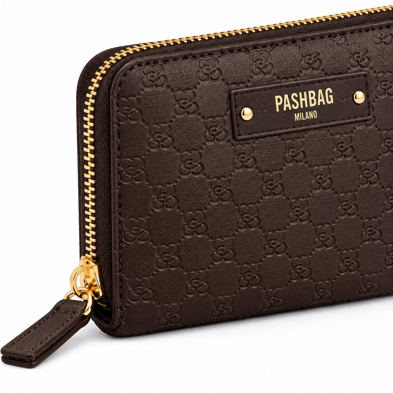 PashBag Portafoglio Donna Grande con Chiusura Zip Around