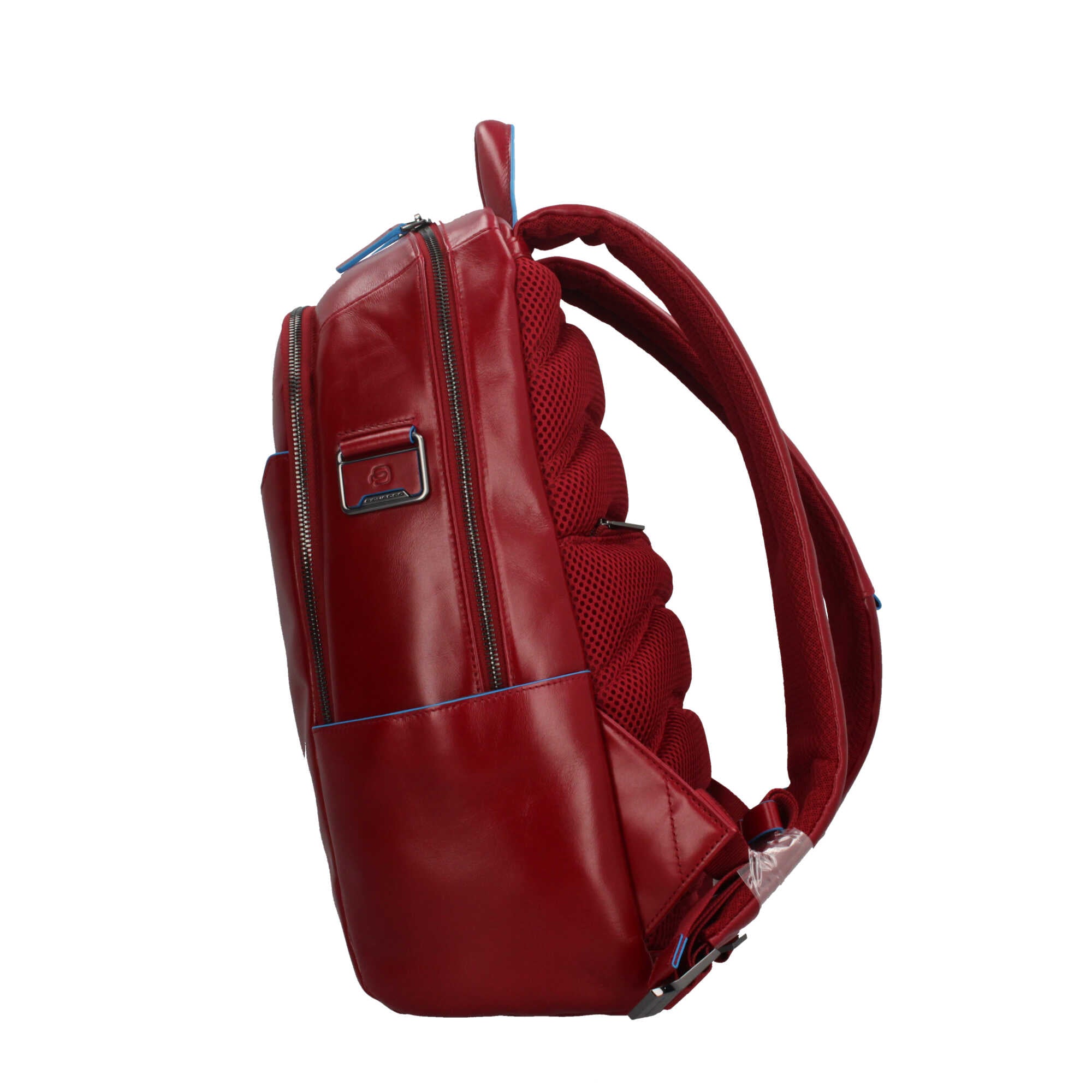 Zaino Piquadro in pelle porta PC e tablet con tasche frontali Rosso TU | Giò Fashion