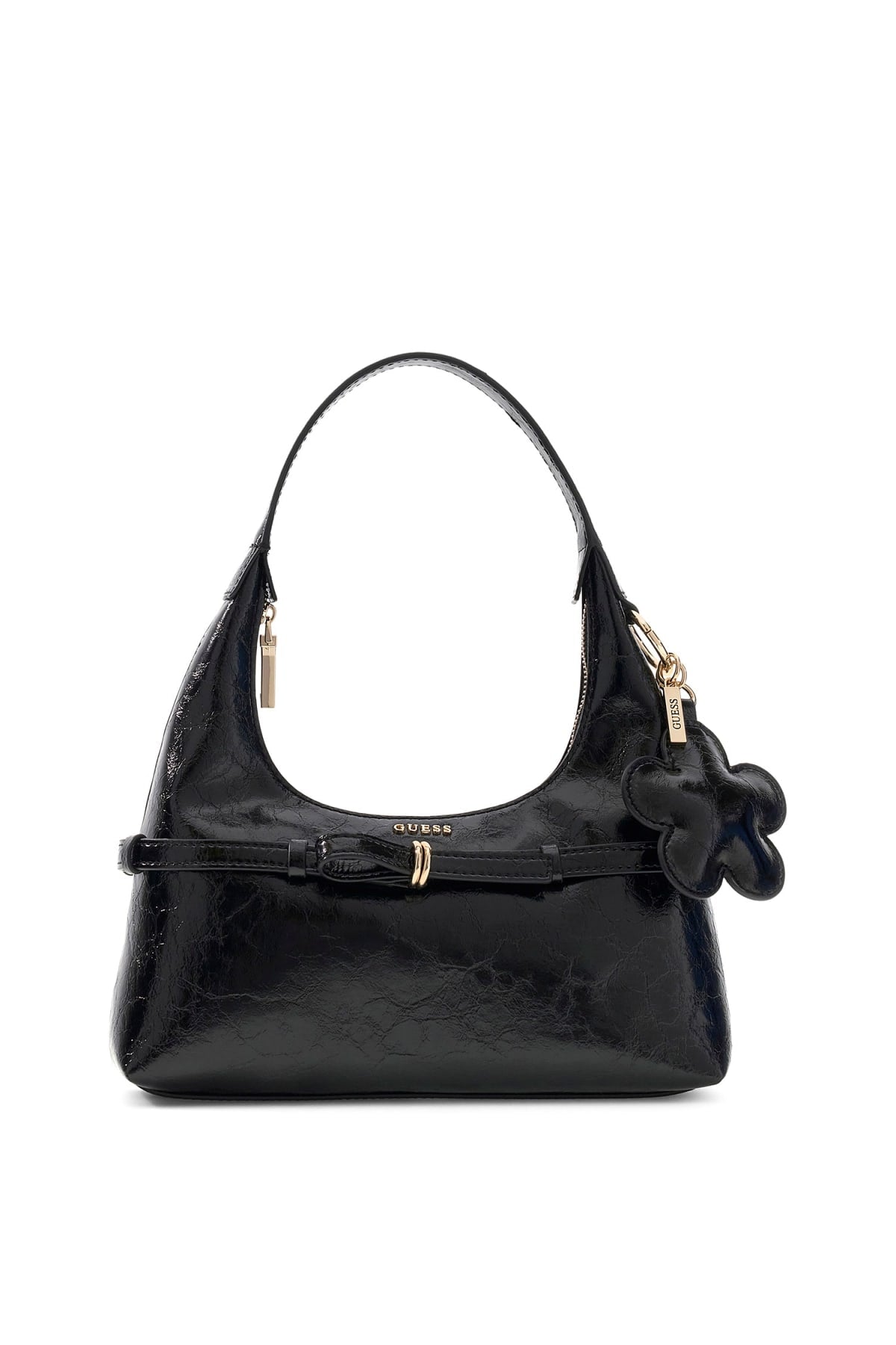 Guess Borsa Donna a Spalla con Charm Decorativo
