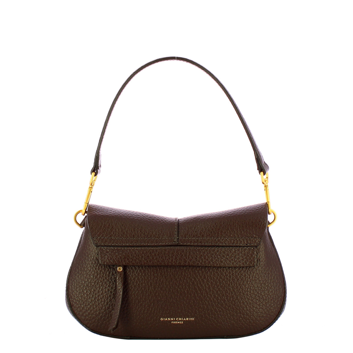 Borsa Gianni Chiarini Helena Round in pelle con doppia tracolla Marrone TU | Giò Fashion