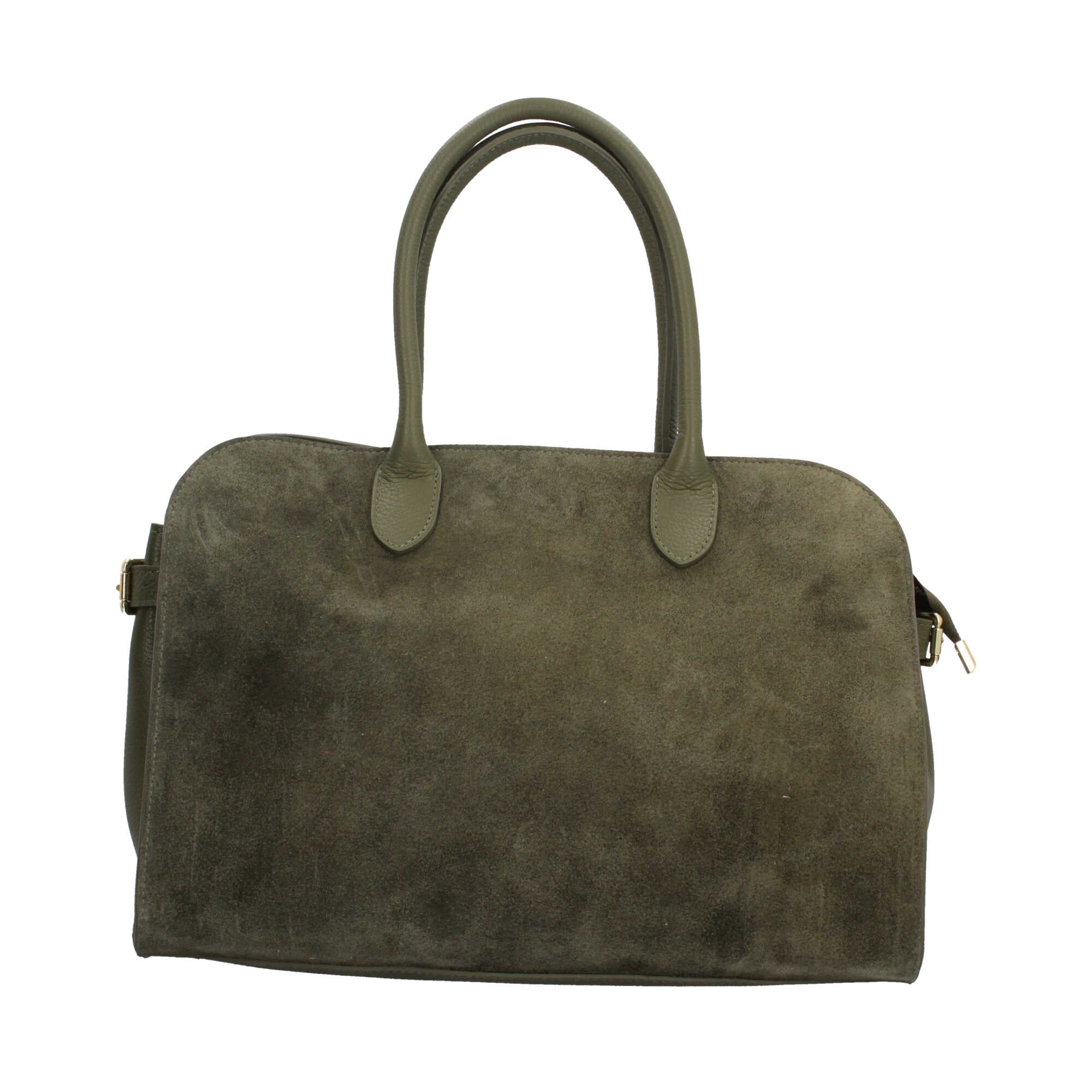 Borsa shopping a spalla in vera pelle Made in Italy