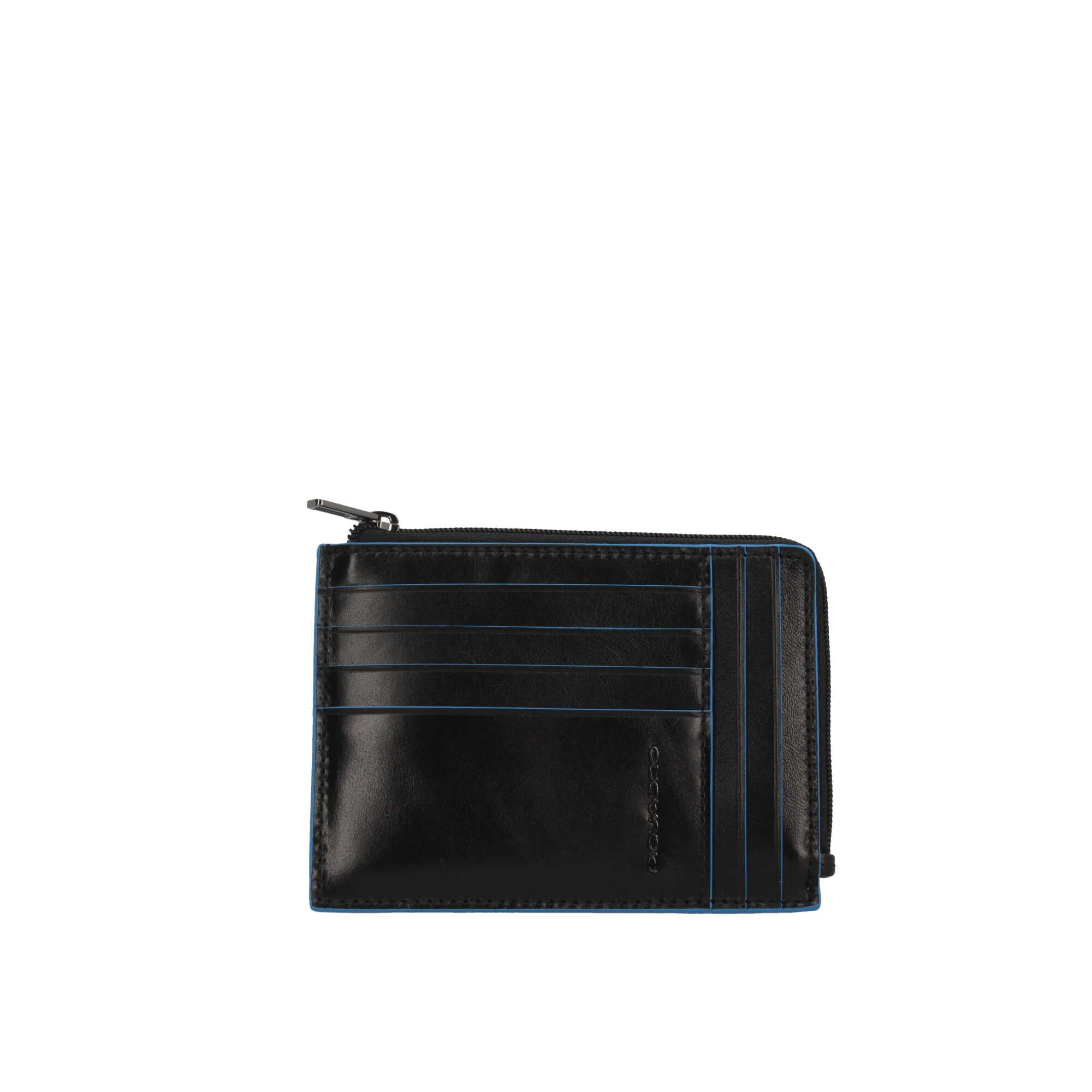 Porta carte in pelle Piquadro con tasca zip