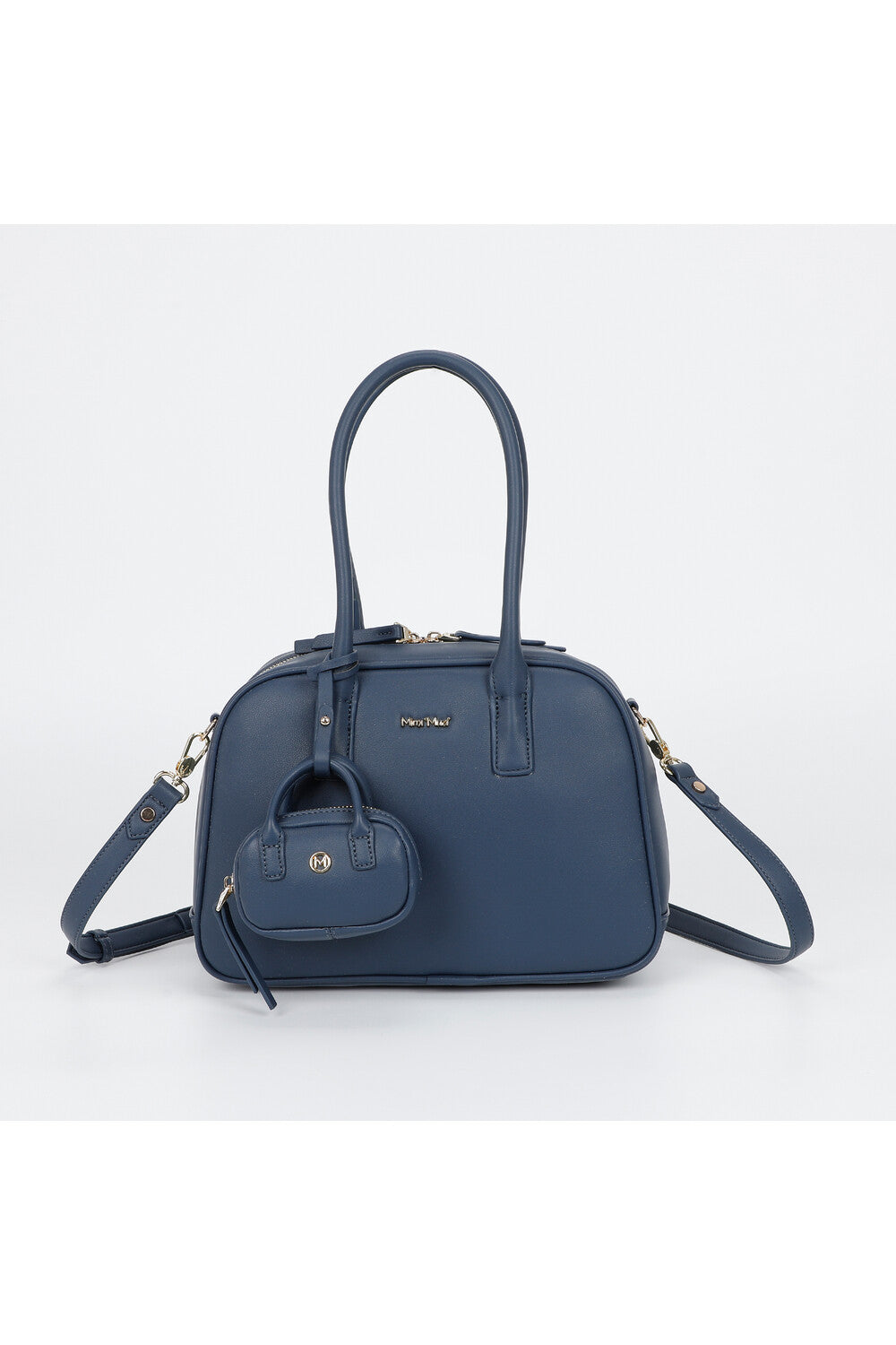 Borsa Mimi Mua a mano con mini pochette coordinata AZZURRO TU | Giò Fashion