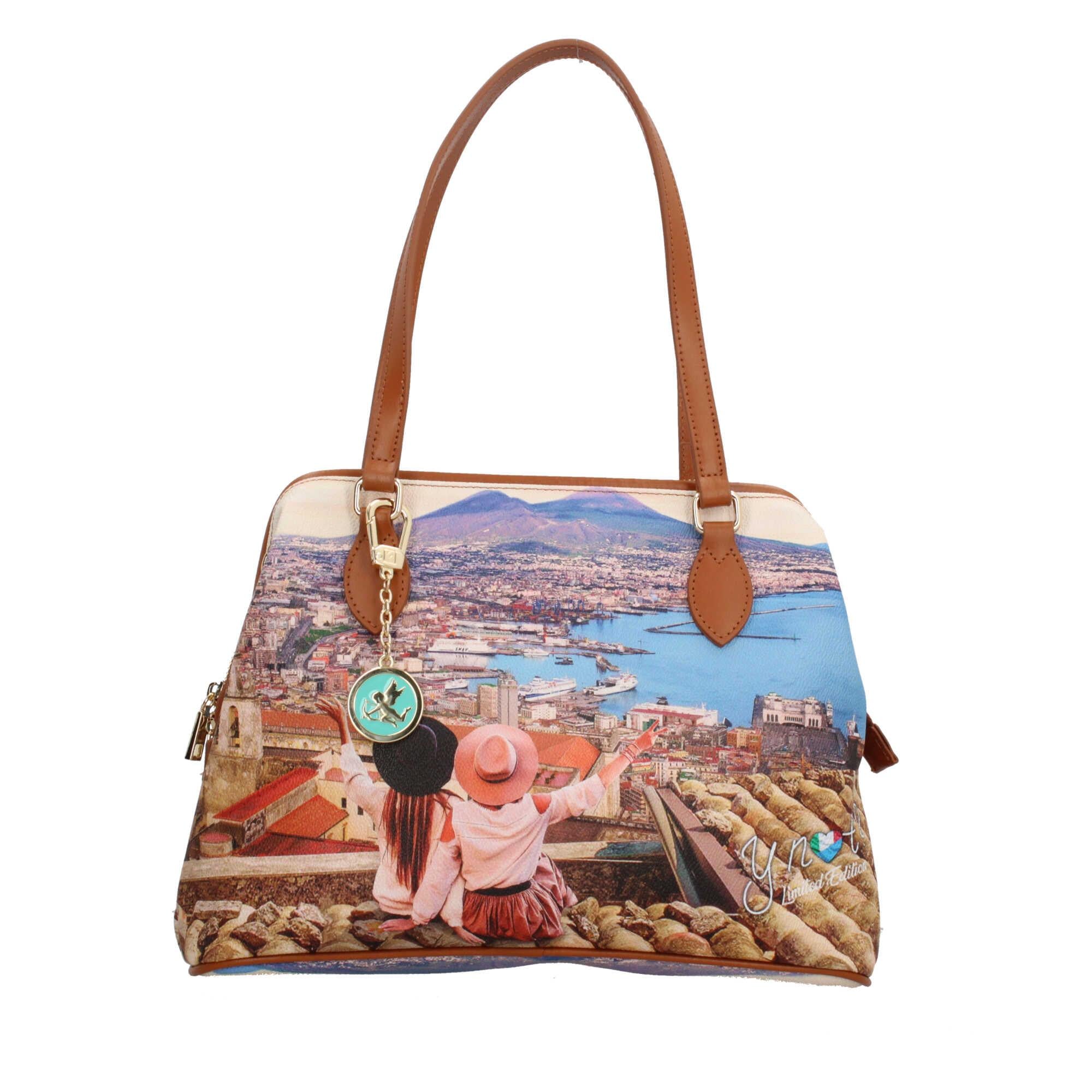 Borsa tote YNot con stampa artistica