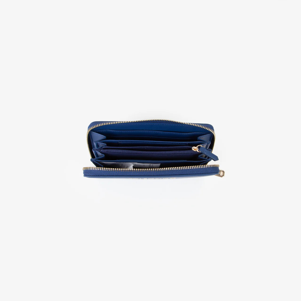 Valentino portafoglio zip around con logo BLU SCURO TU | Giò Fashion