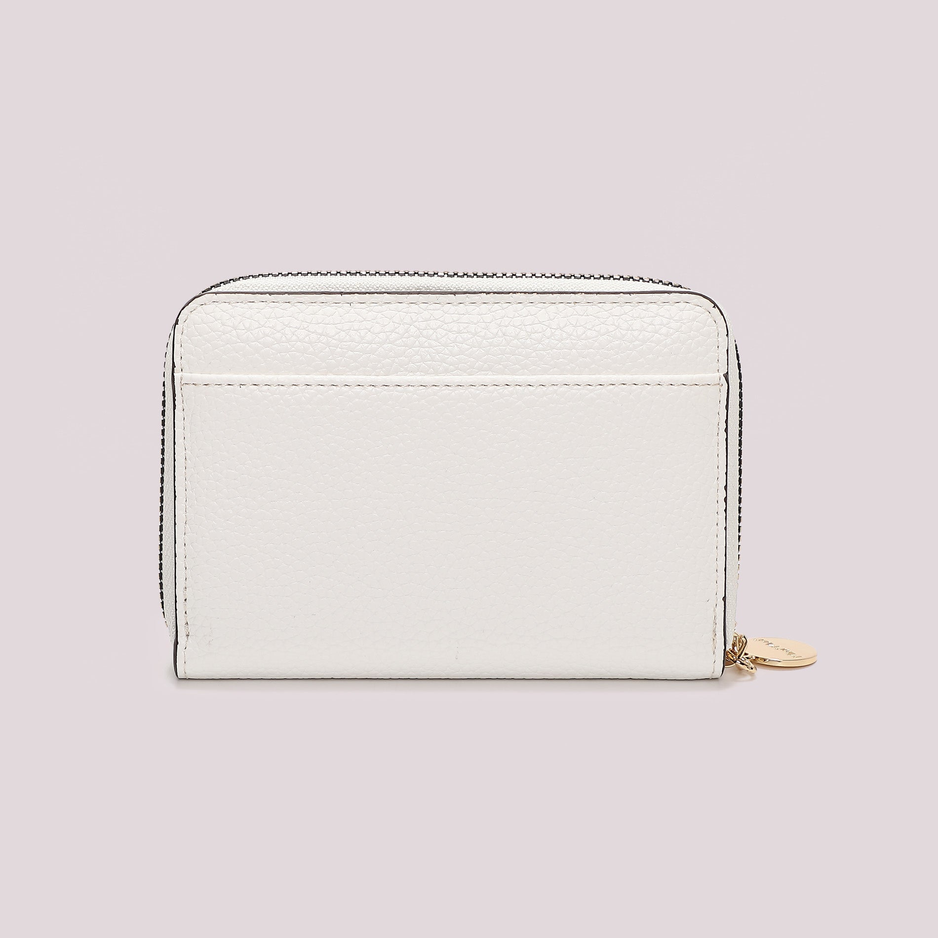 Mimi Mua portafoglio donna compatto con zip Bianco TU | Giò Fashion