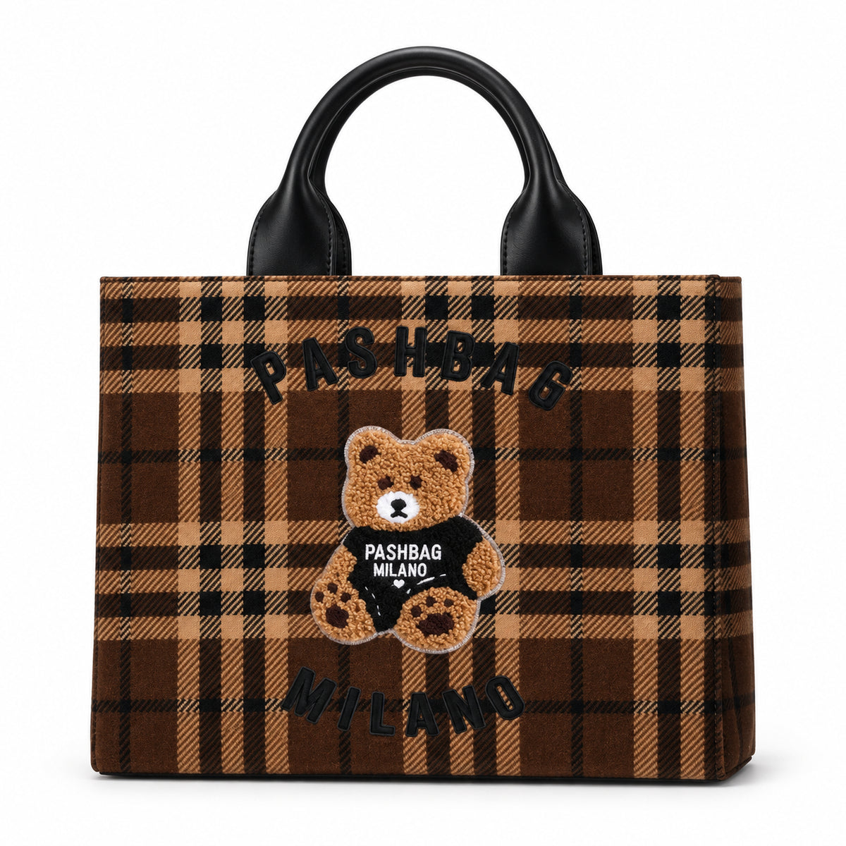 PashBag Borsa Shopping Donna con Patch Teddy