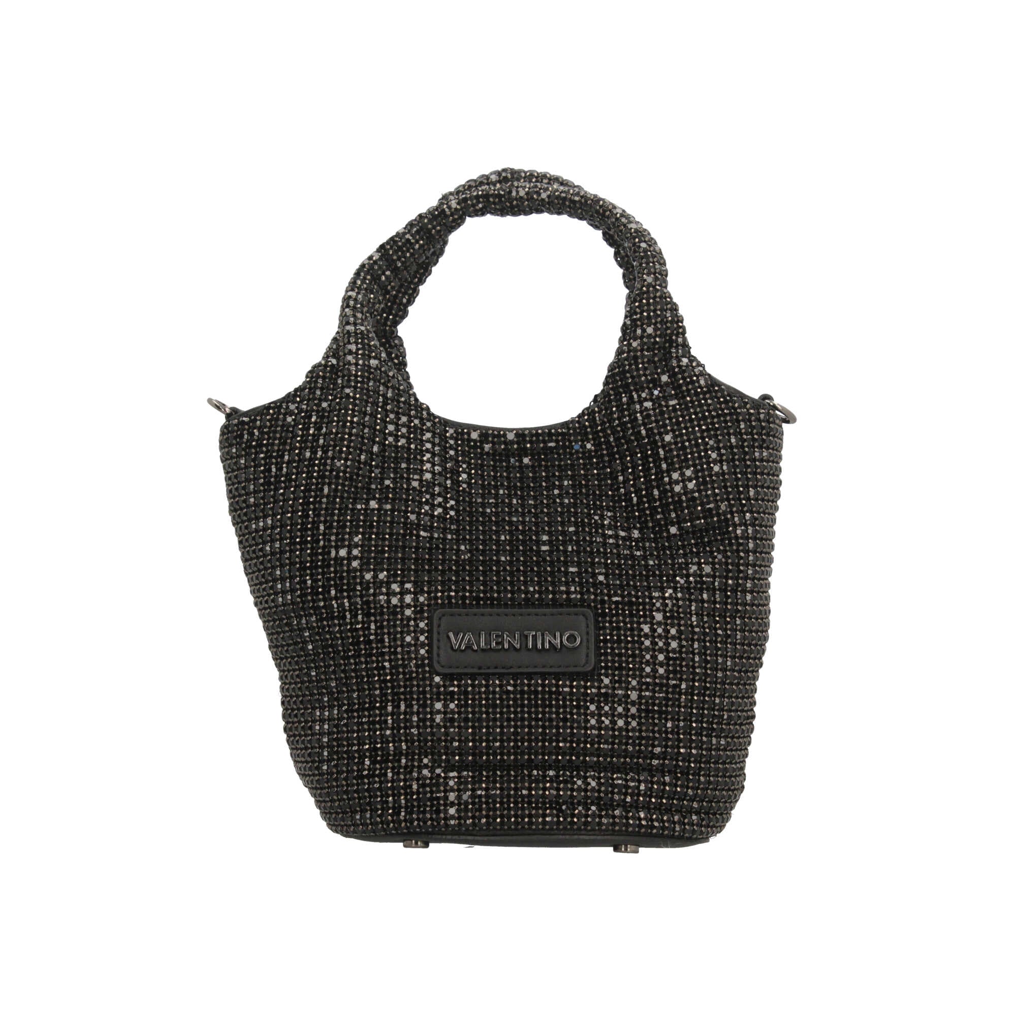 Mario Valentino borsa a mano gioiello con tracolla rimovibile NERO TU | Giò Fashion