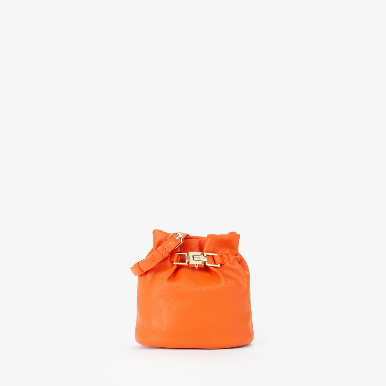 Valentino borsa secchiello donna con chiusura a coulisse Arancione TU | Giò Fashion