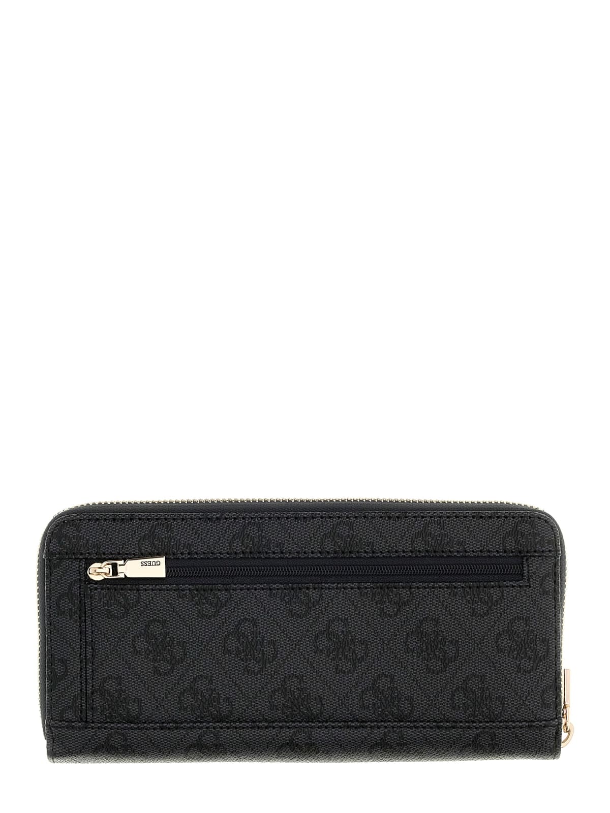 Portafoglio Guess Donna Grande con Zip e Logo Frontale
