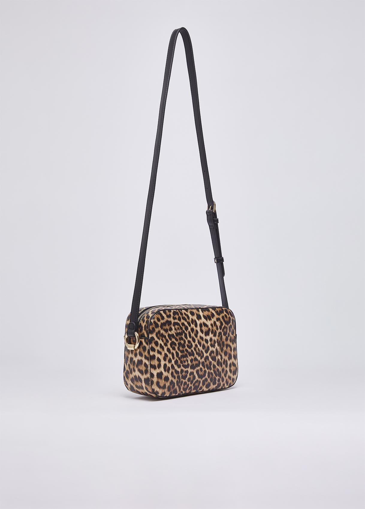 Borsa a tracolla Liu Jo con stampa animalier e chiusura zip Maculato TU | Giò Fashion