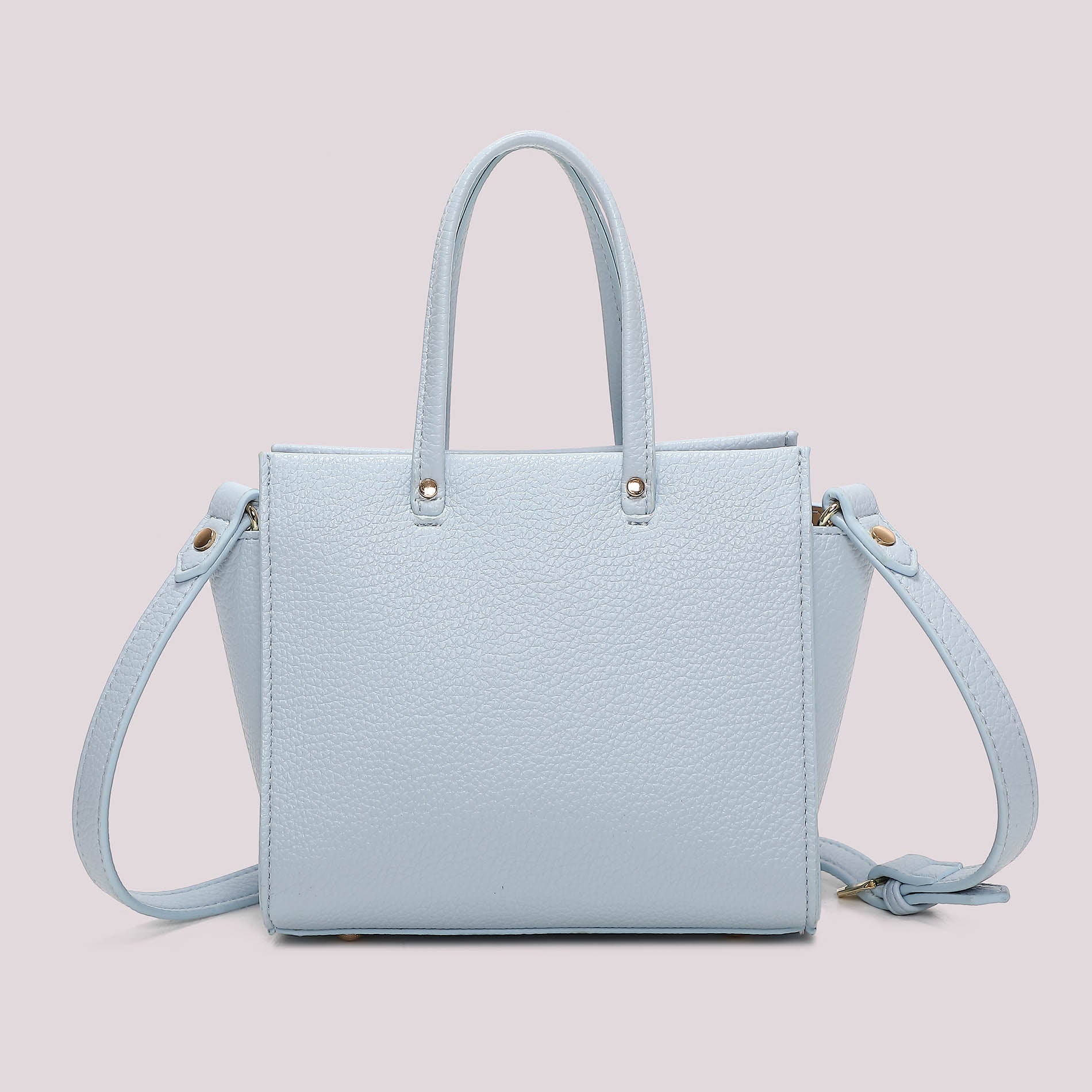 Borsa tote donna beige Mimi Mua con manici lunghi e tracolla CELESTE TU | Giò Fashion