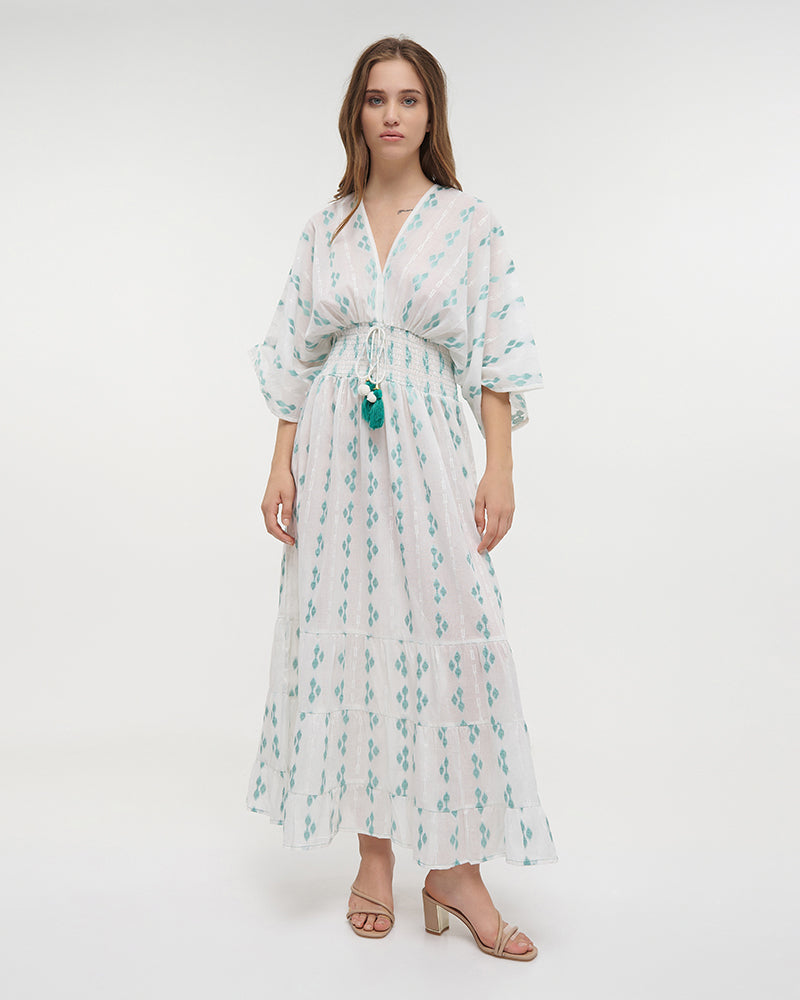 Ble Resort Collection Abito Lungo a Maniche 3/4