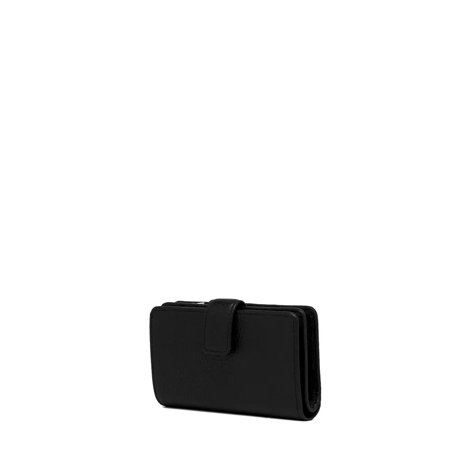 Portafoglio Zip-Around Gianni Chiarini Wallets Grain in pelle grana Nero TU | Giò Fashion