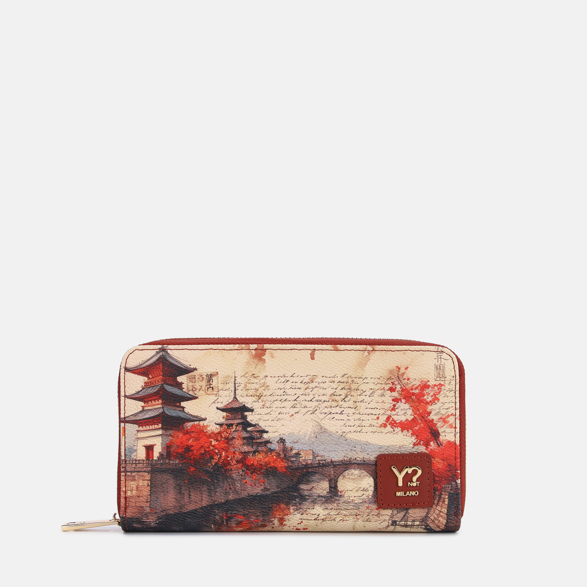 Ynot? Yes Bag Portafoglio Donna Grande in Ecopelle