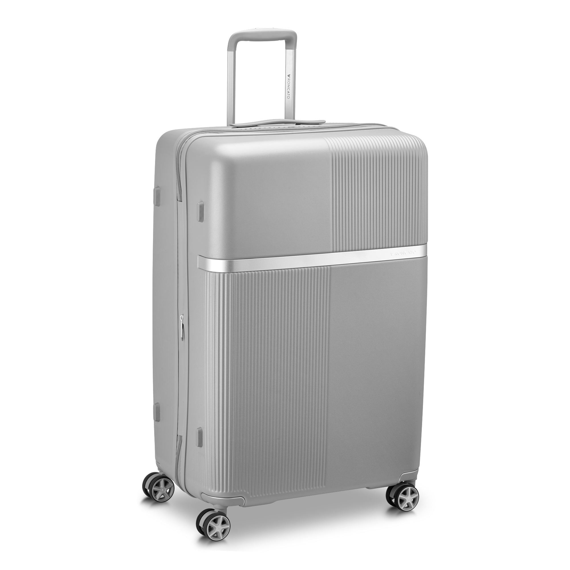 Trolley grande Roncato con scocca rigida e manico telescopico GRIGIO PER TU | Giò Fashion