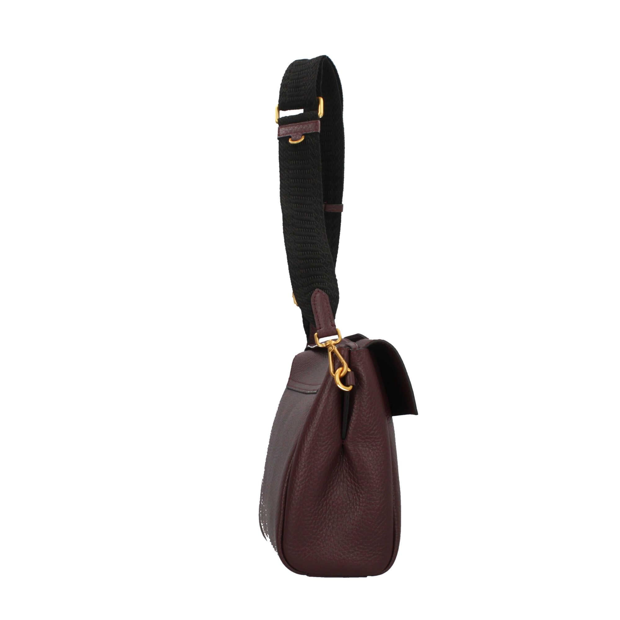 Gianni Chiarini Clio - Satchel Bag Versatile in Pelle Grana Maxi