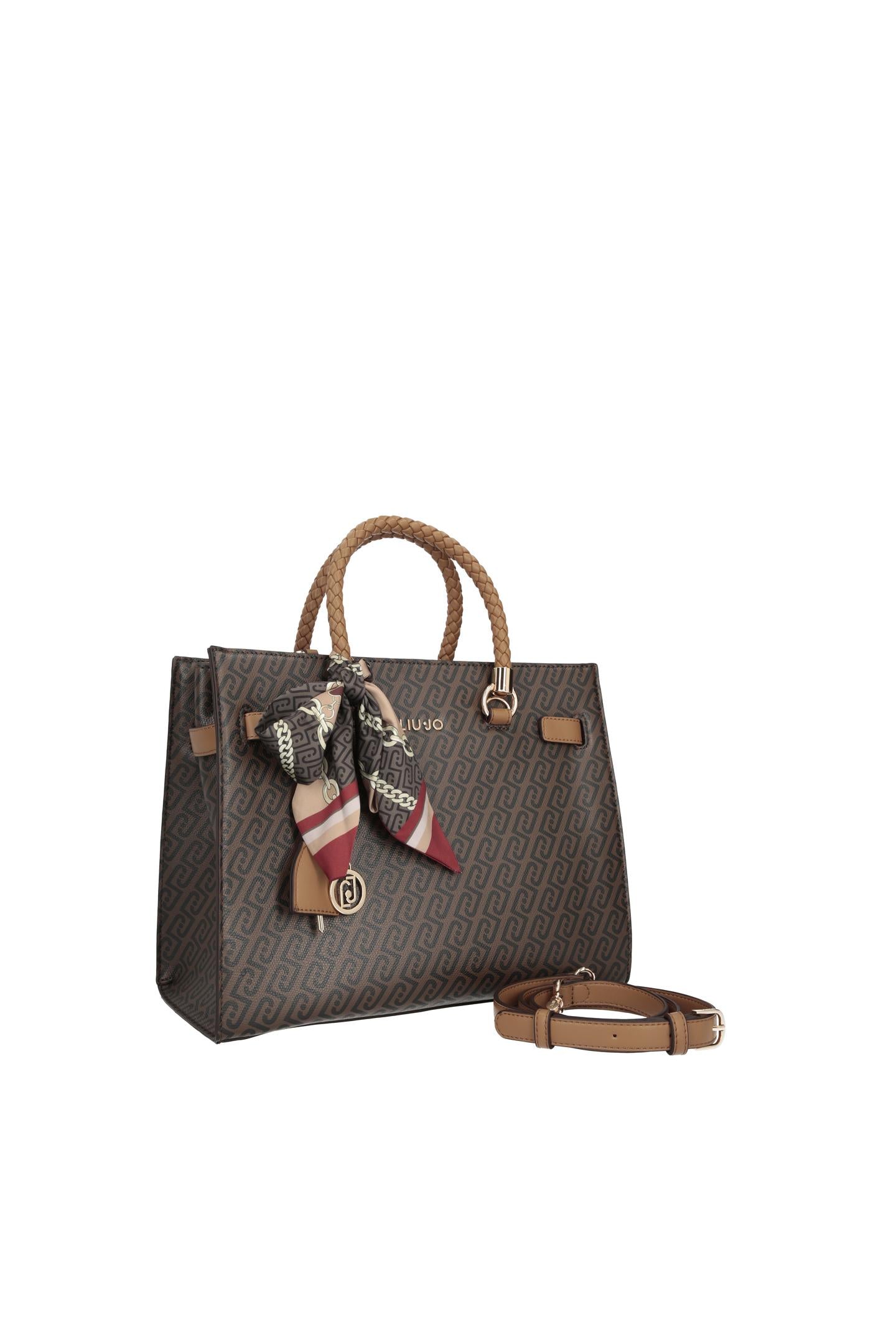 Liu Jo Borsa Satchel Media Donna con Foulard