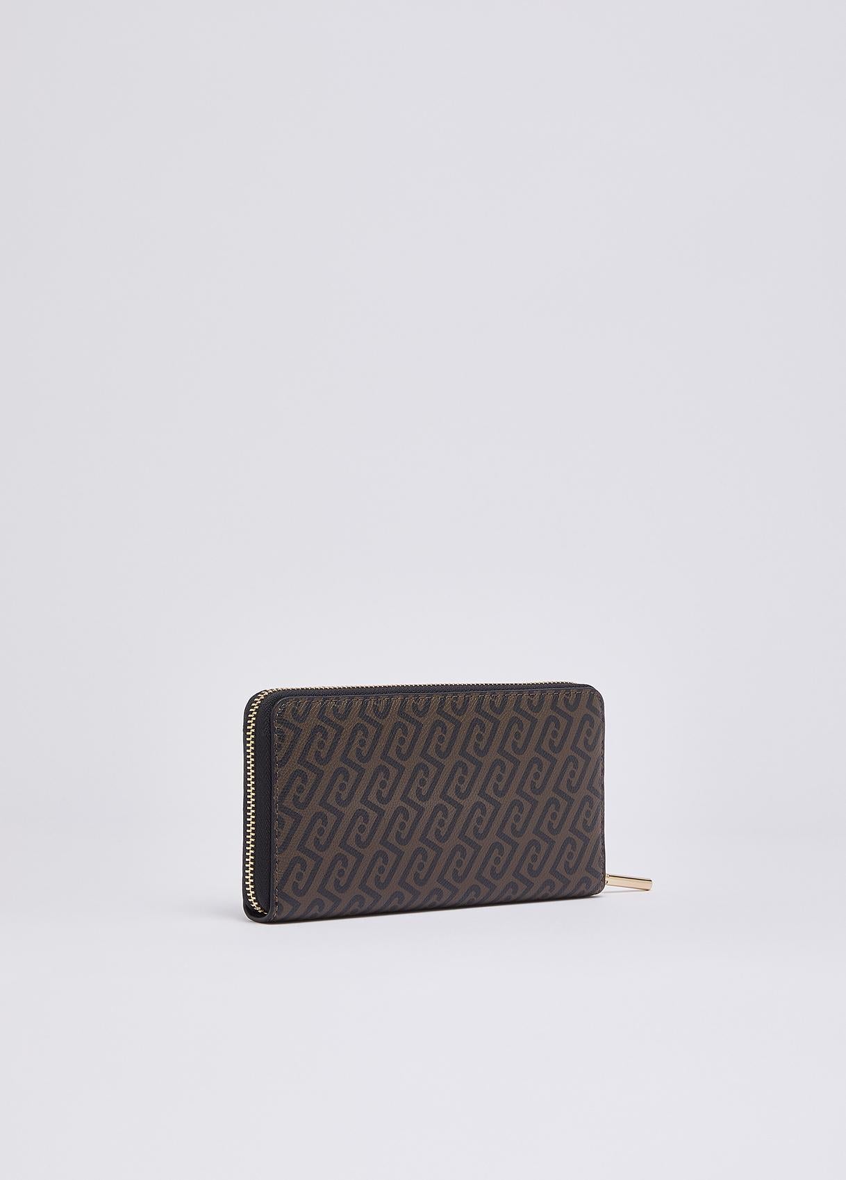 Liu Jo Portafoglio Grande Donna Zip Around Monogram