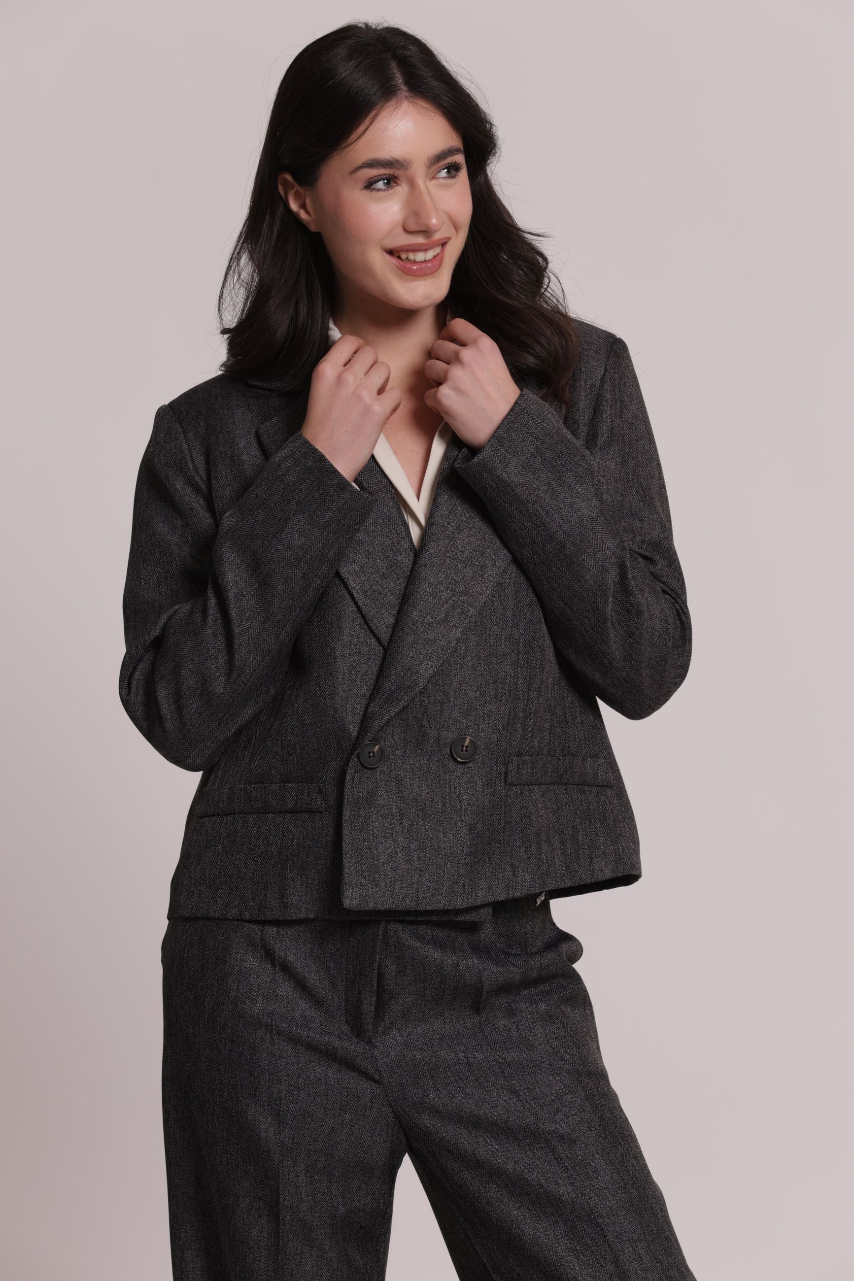 Giacca Cropped Donna Mimi Mua in Tweed