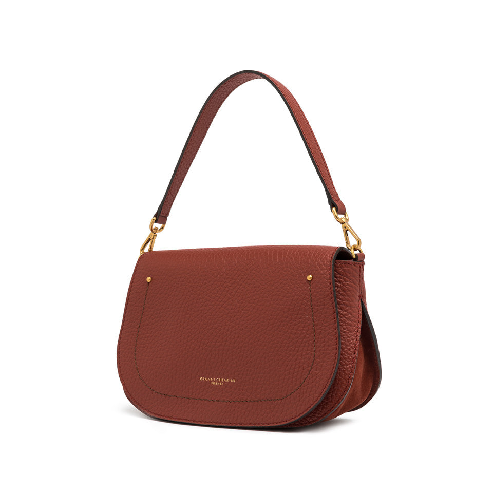 Borsa a mano Gianni Chiarini Olga in pelle con doppia portabilità Rosso TU | Giò Fashion