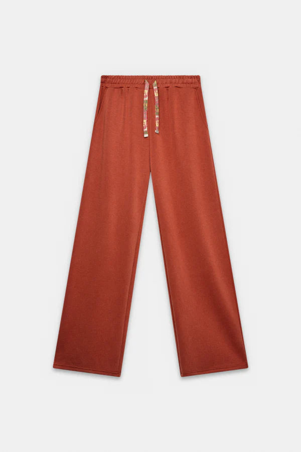 Anekke pantaloni donna con coulisse regolabile stile casual confortevole Rosa S/M | Giò Fashion