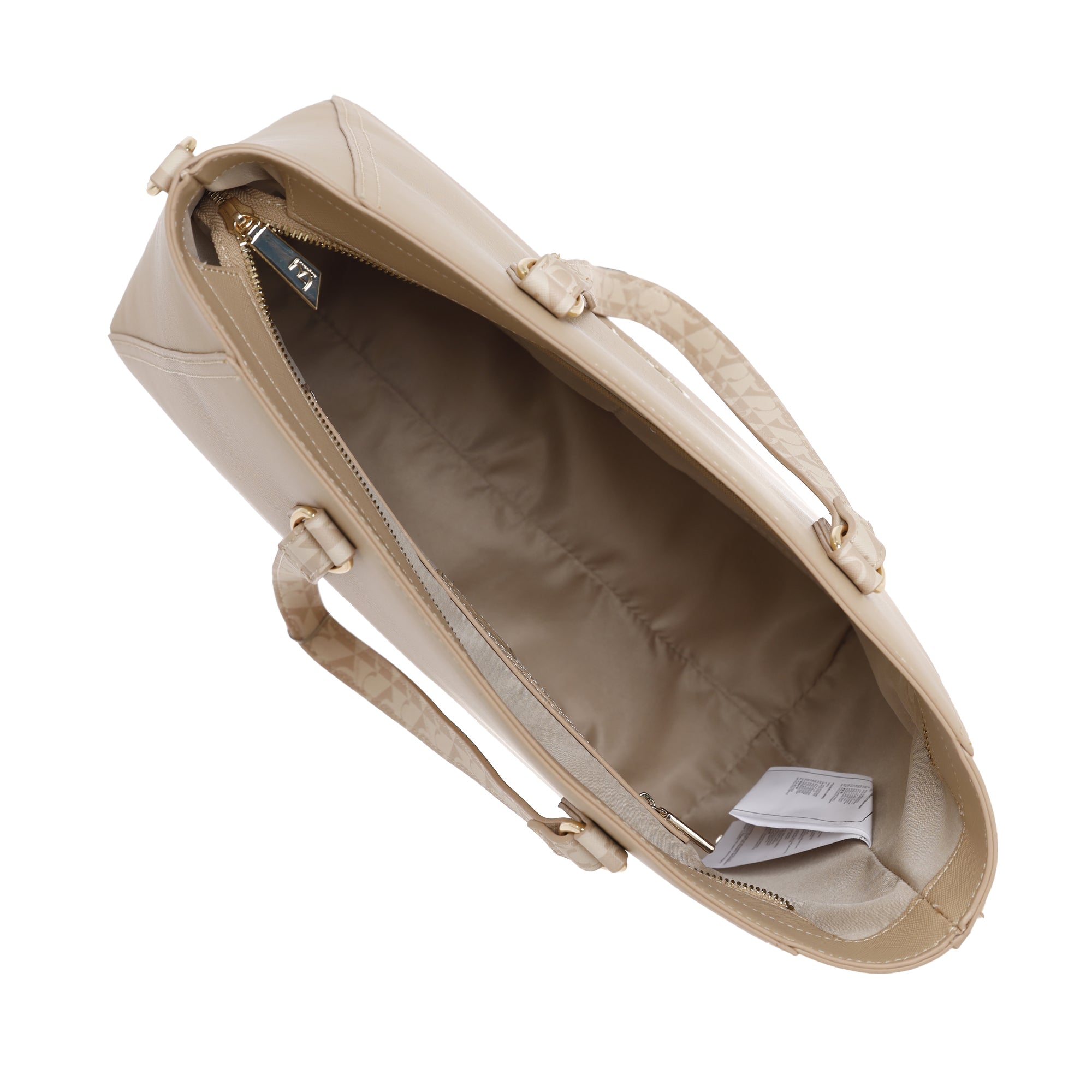 Borsa shopping Byblos donna capiente con doppio manico e tracolla regolabile Beige TU | Giò Fashion