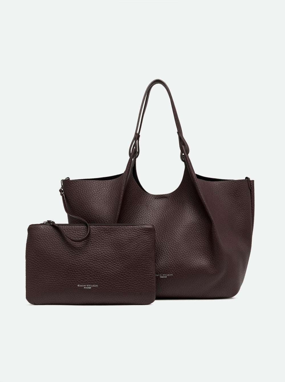 Borsa a Spalla Gianni Chiarini Dua in pelle metallizzata
