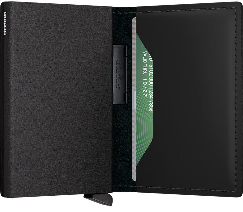 Portafoglio Secrid Miniwallet BMa Black Green compatto con protezione RFID Verde TU | Giò Fashion